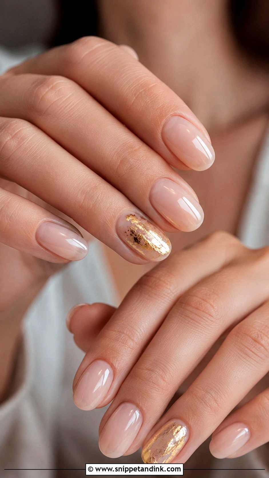Gold Accent Wedding Nails - Snippet and Ink - 20 Gold Wedding Nails for Bride