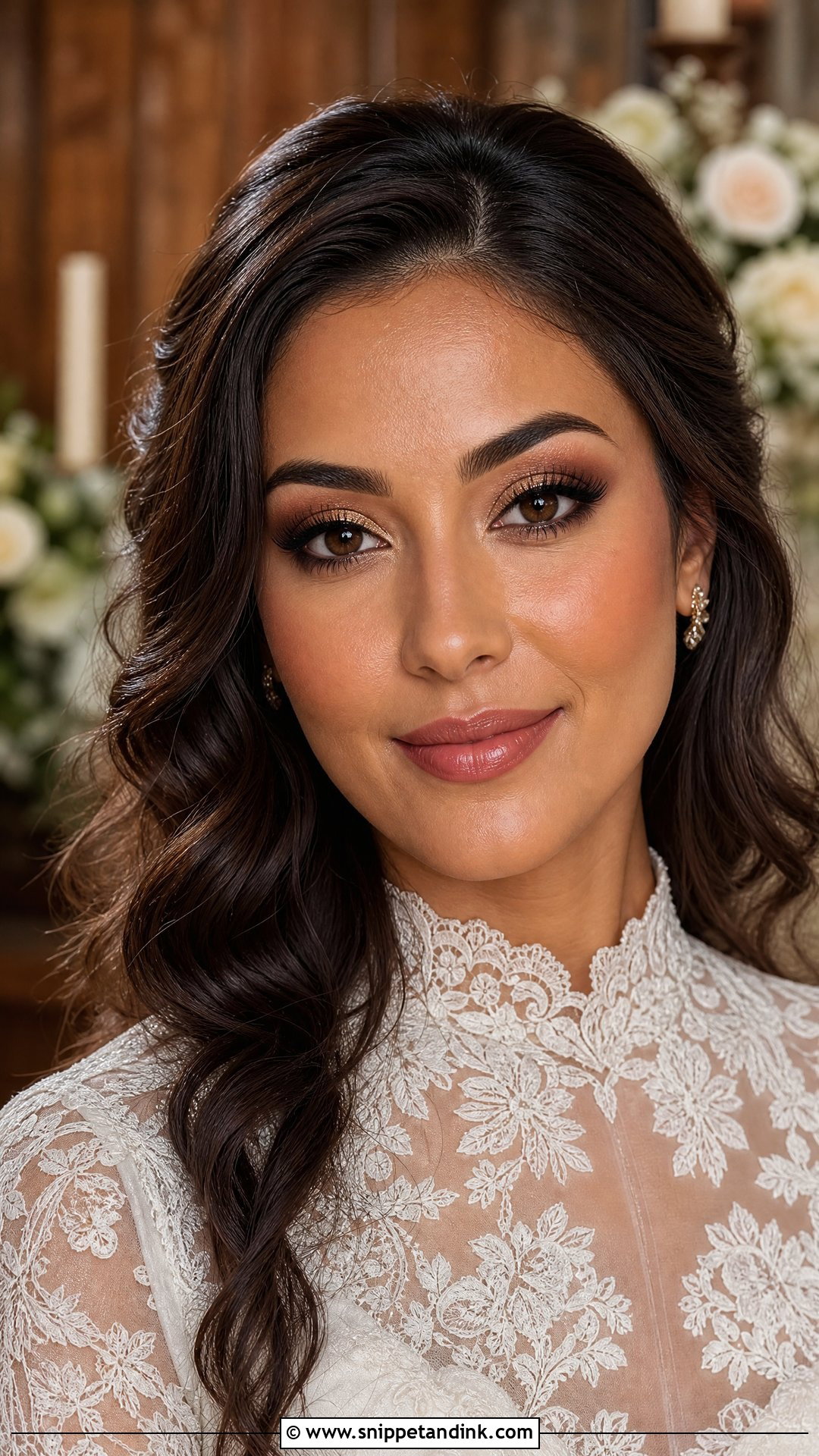 Gold And Brown Wedding Makeup - Snippet and Ink - 20 Gold Wedding Makeup Ideas