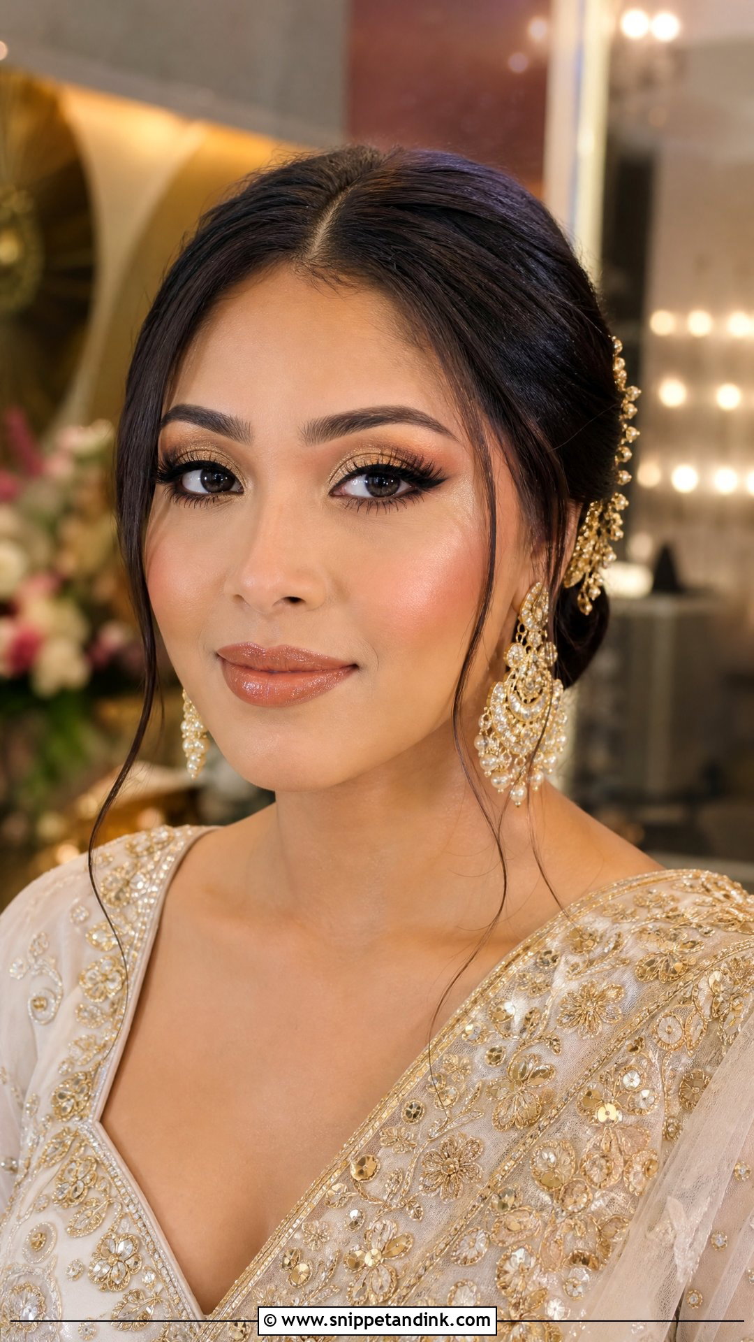 Gold Asian Bridal Makeup - Snippet and Ink - 20 Wedding Makeup Asian Brides