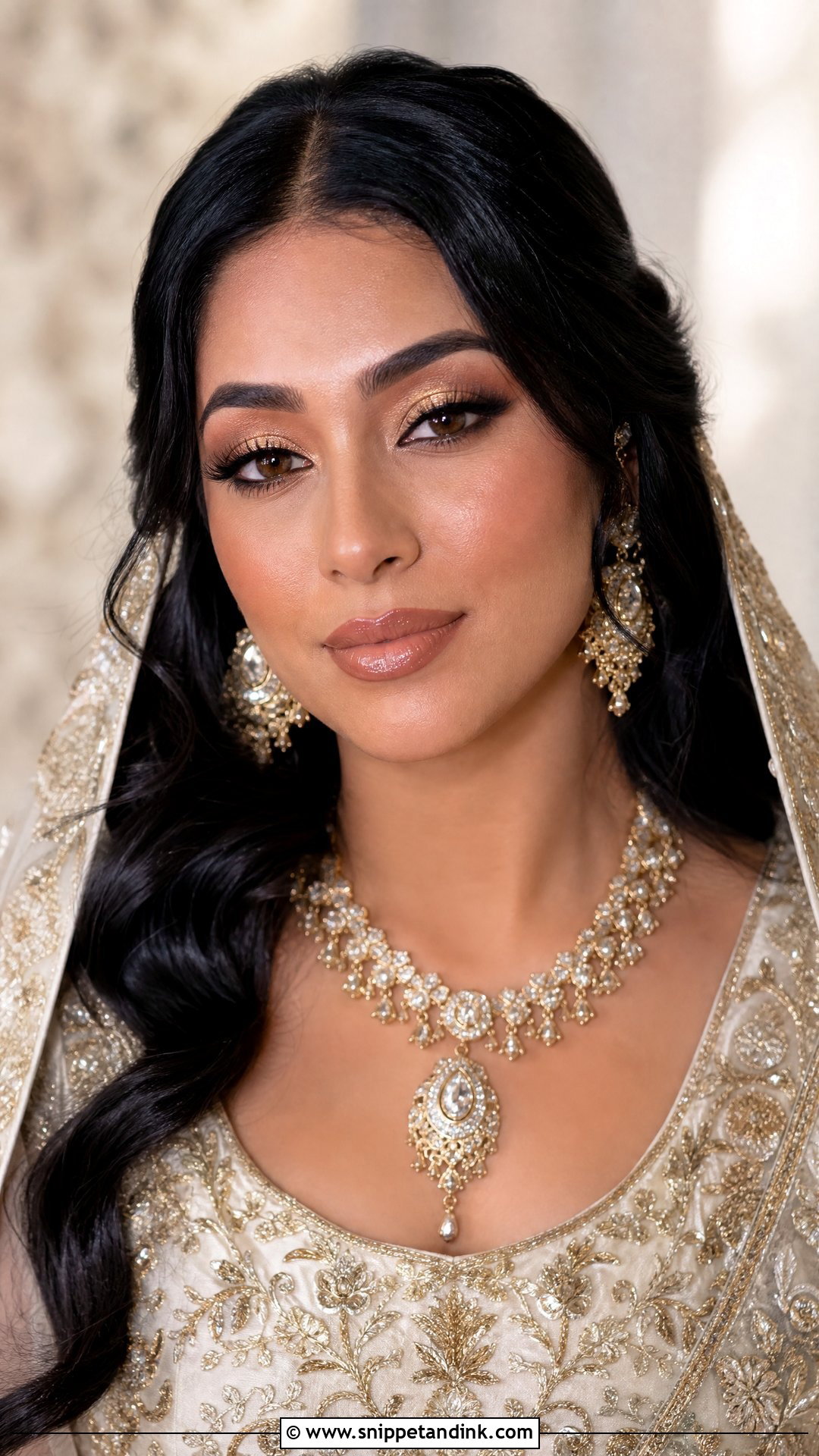 Gold Bridal Eyeshadow - Snippet and Ink - 20 Bridal Eyeshadow Makeup Ideas