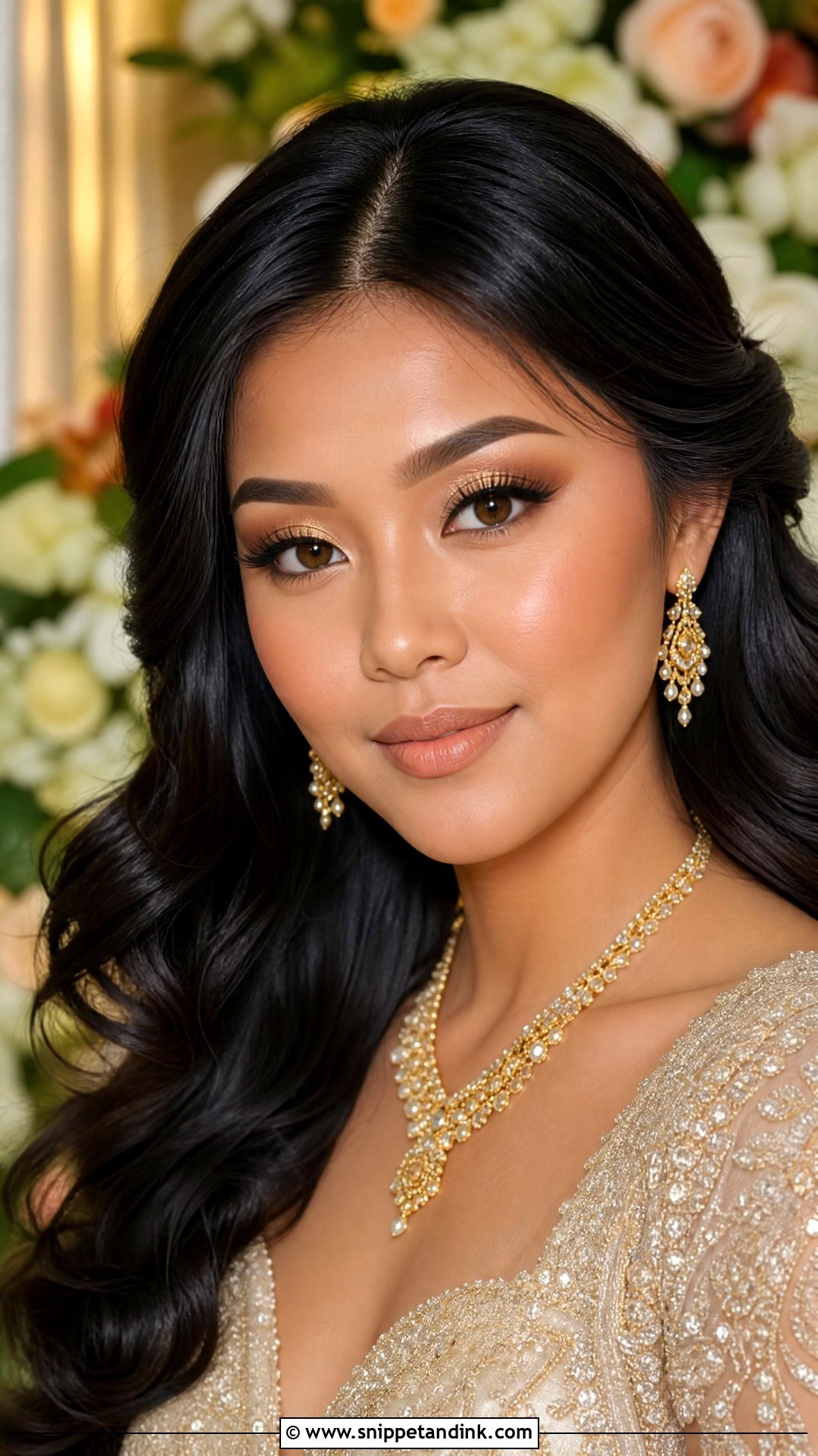 Gold Bridal Makeup - Snippet and Ink - 25 Latest Bridal Makeup Ideas