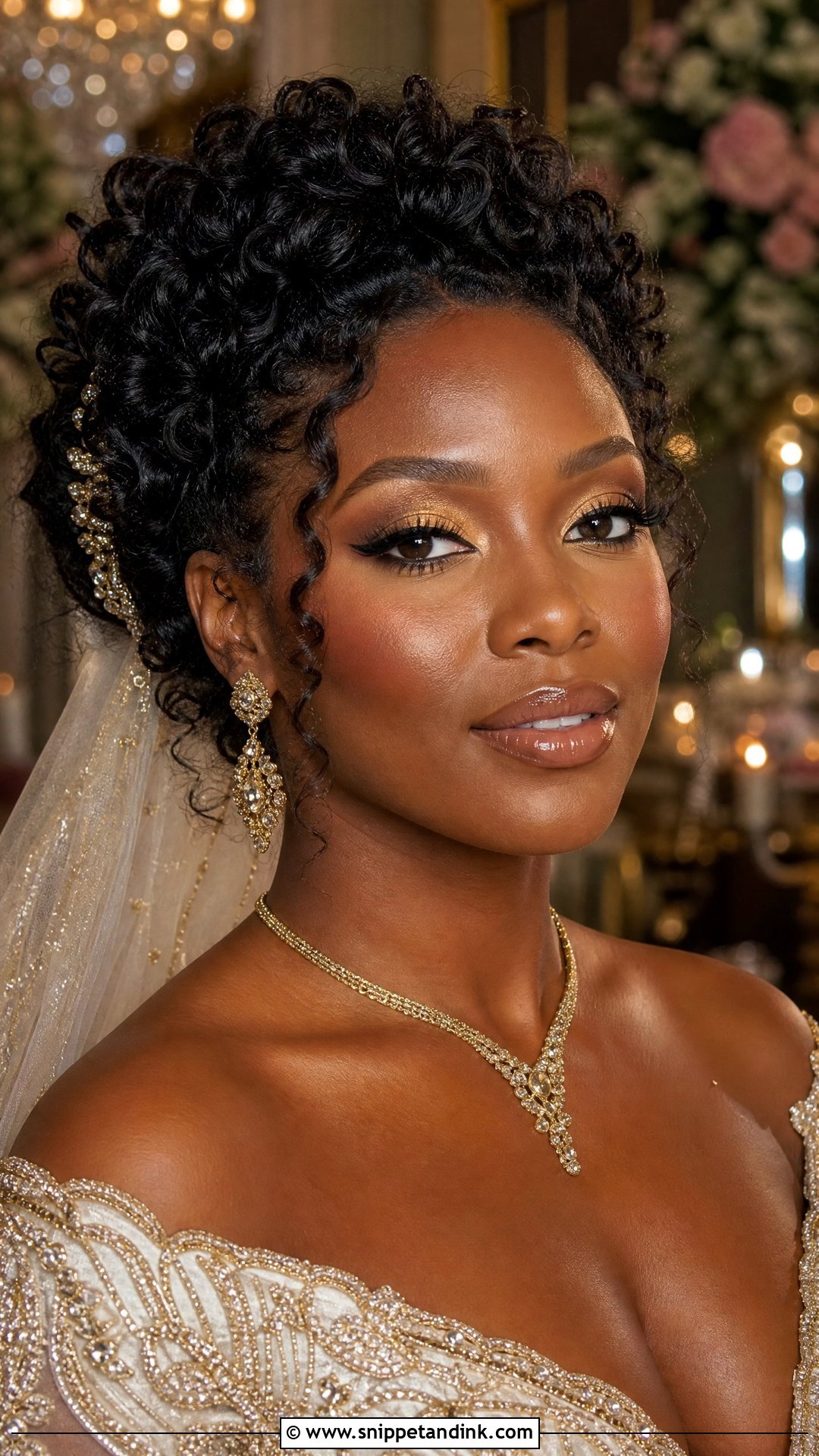Gold Bridal Makeup - Snippet and Ink - 25 Wedding Day Bridal Makeup Looks