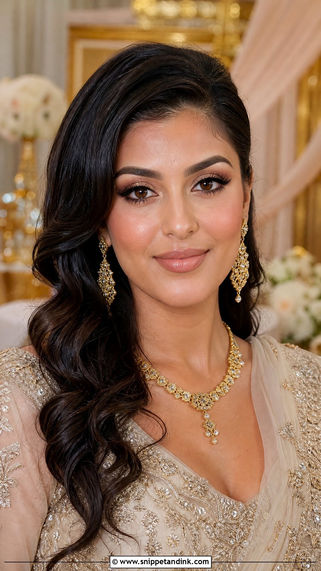 Gold Bridal Makeup - Snippet and Ink - 20 Unique Bridal Makeup Ideas