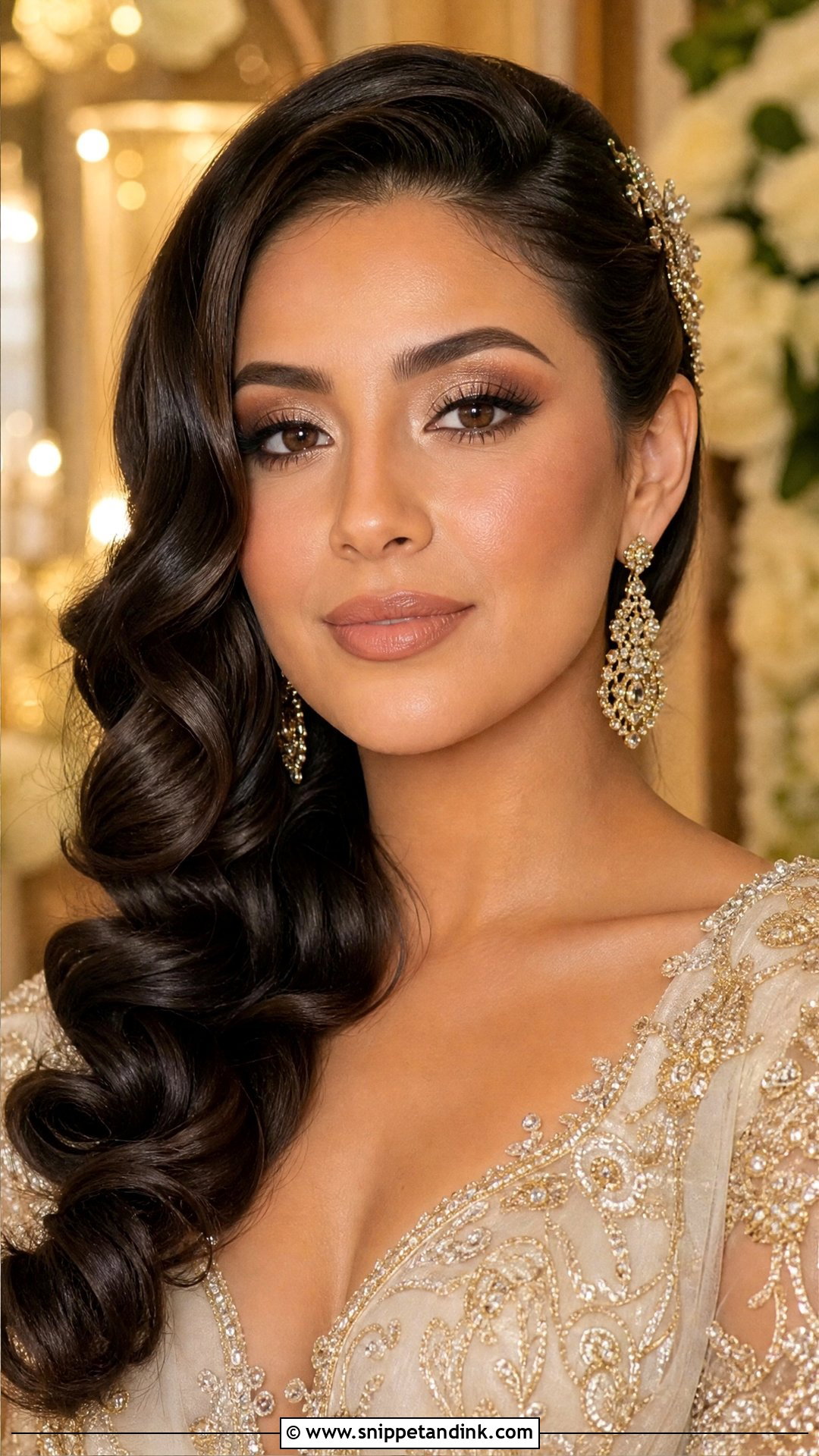 Gold Bridal Makeup For Brown Eyes - Snippet and Ink - 20 Soft Bridal Makeup for Brown Eyes