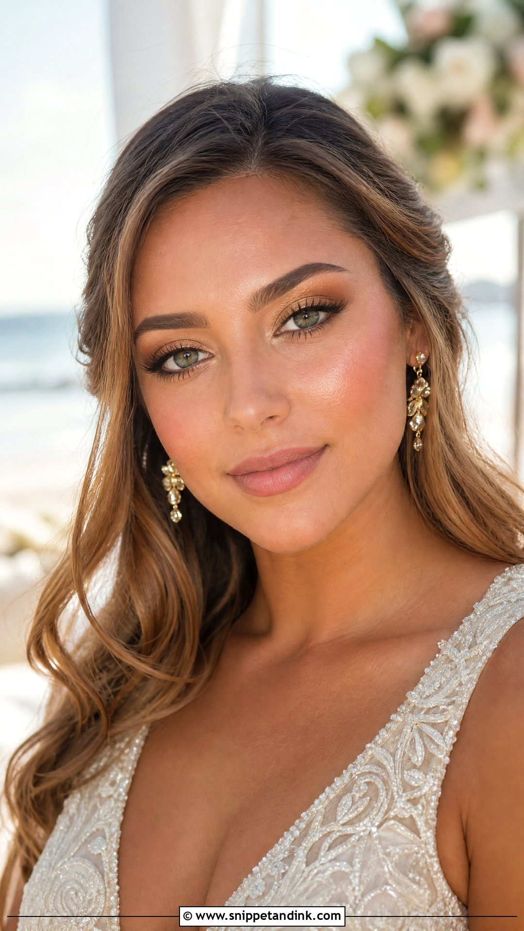 Gold Bridal Makeup For Green Eyes - Snippet and Ink - 30 Bridal Makeup for Green Eyes