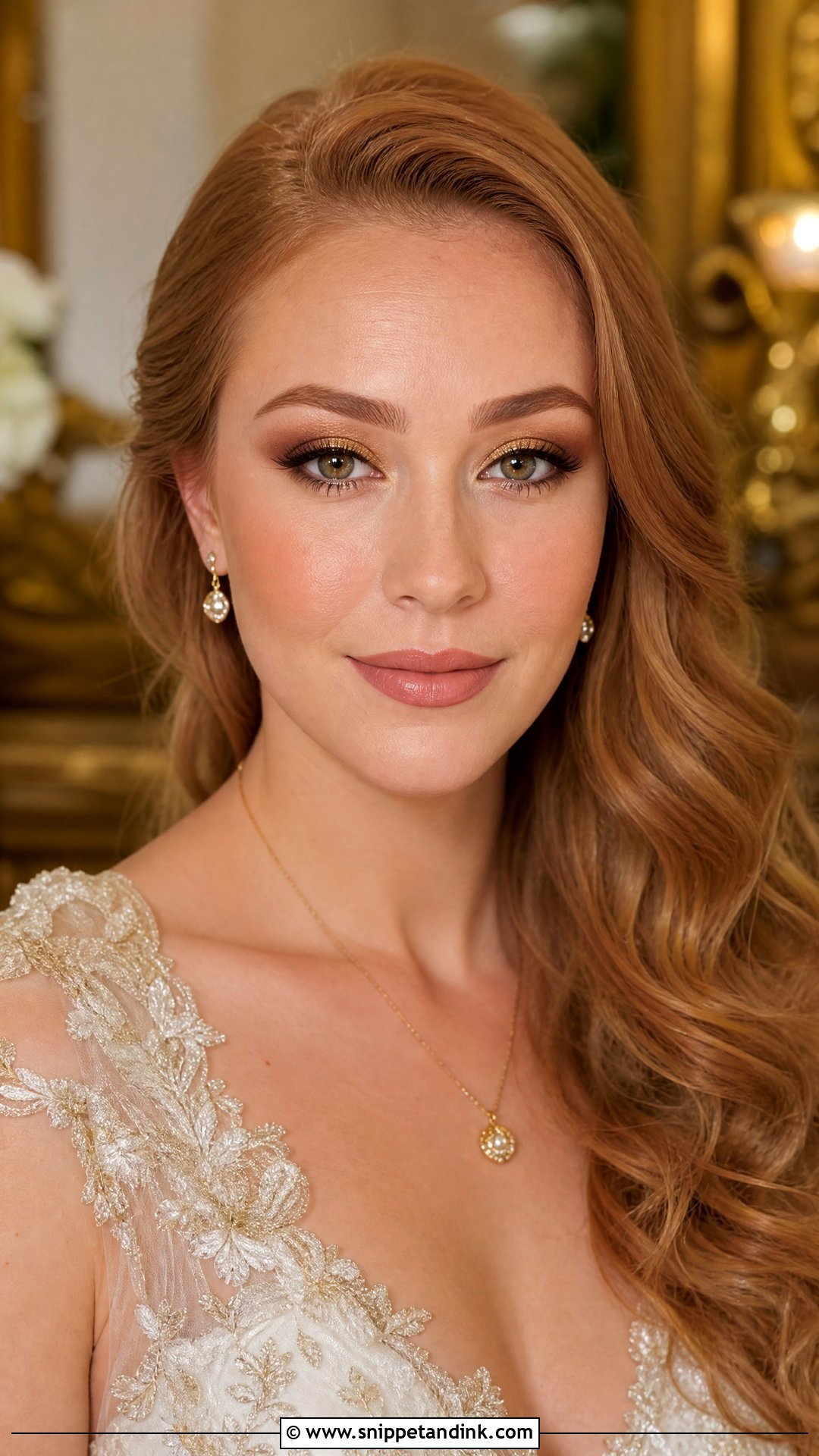 Gold Bridal Makeup For Green Eyes - Snippet and Ink - 20 Bridal Make Up for Green Eyes
