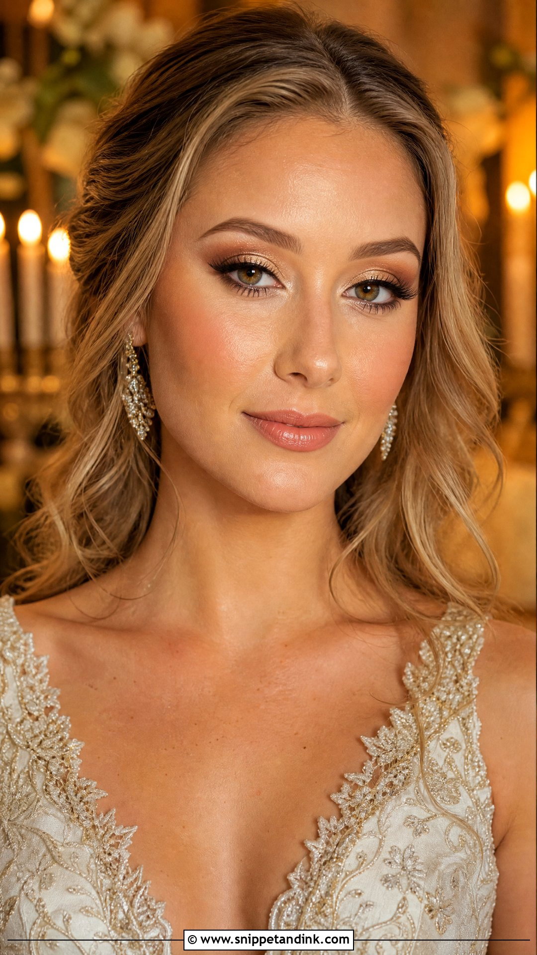 Gold Bridal Makeup For Hazel Eyes - Snippet and Ink - 25 Bridal Makeup for Hazel Eyes