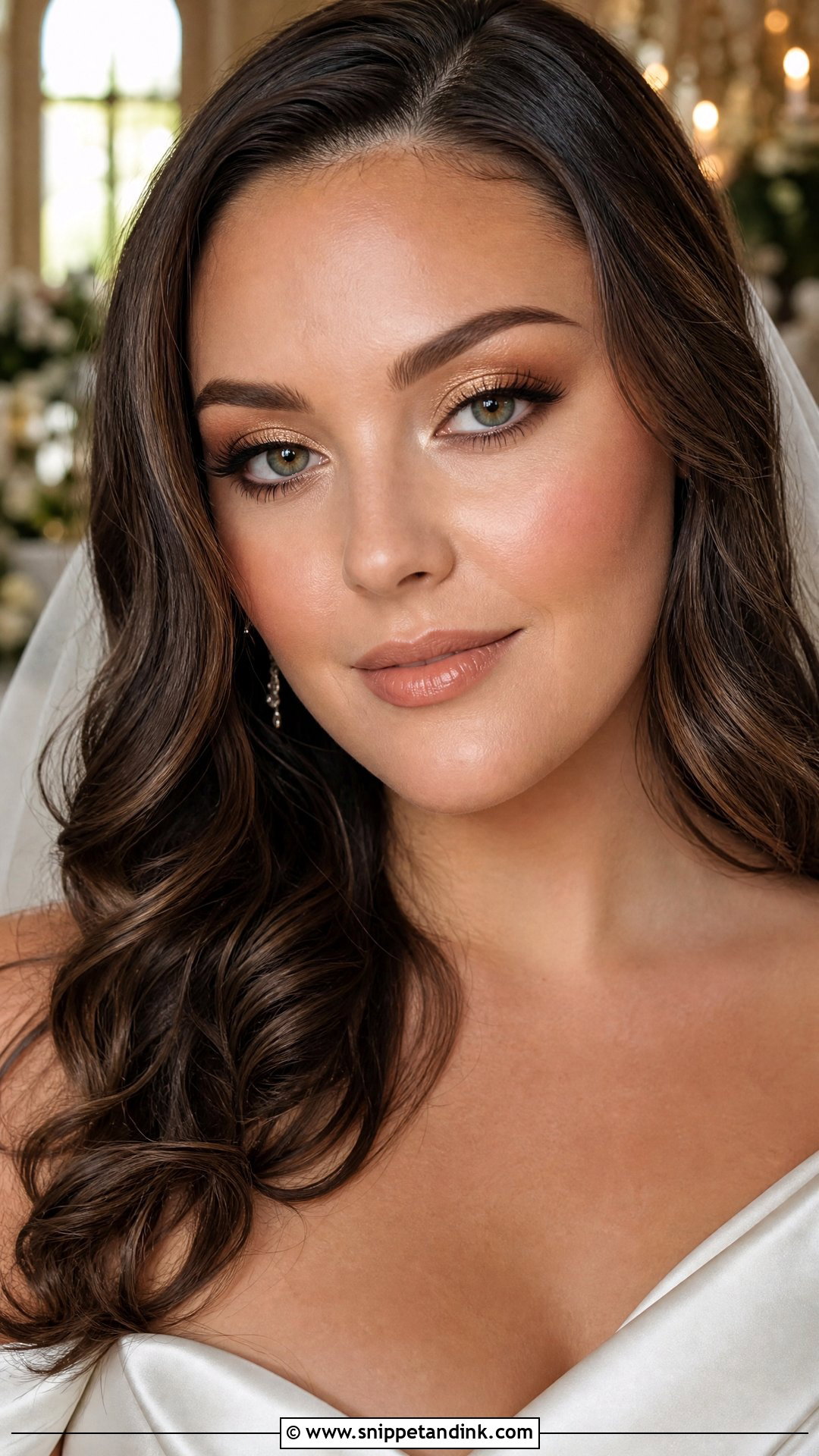 Gold Bridal Makeup For Hazel Eyes Brunettes - Snippet and Ink - 20 Bridal Makeup for Hazel Eyes Brunettes