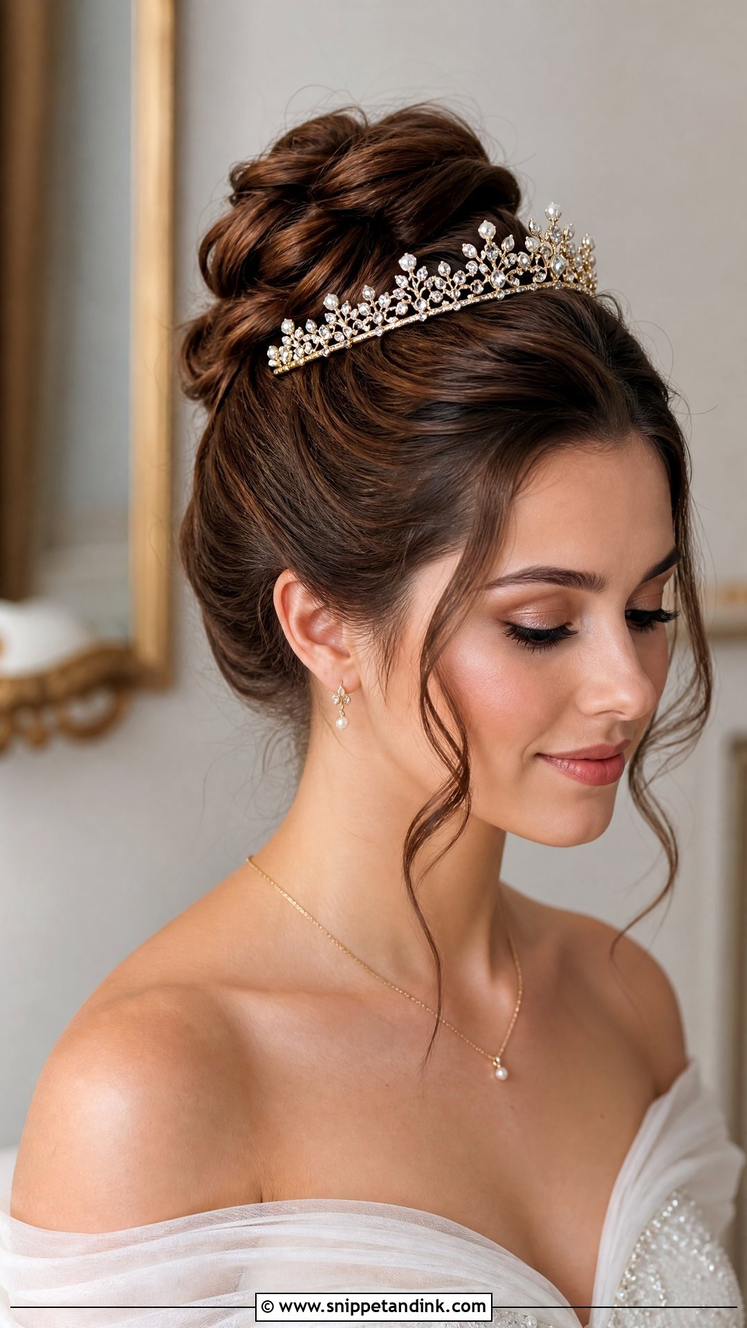 Gold Bridal Tiara - Snippet and Ink - 15 Gold Bridal Hair Accessories