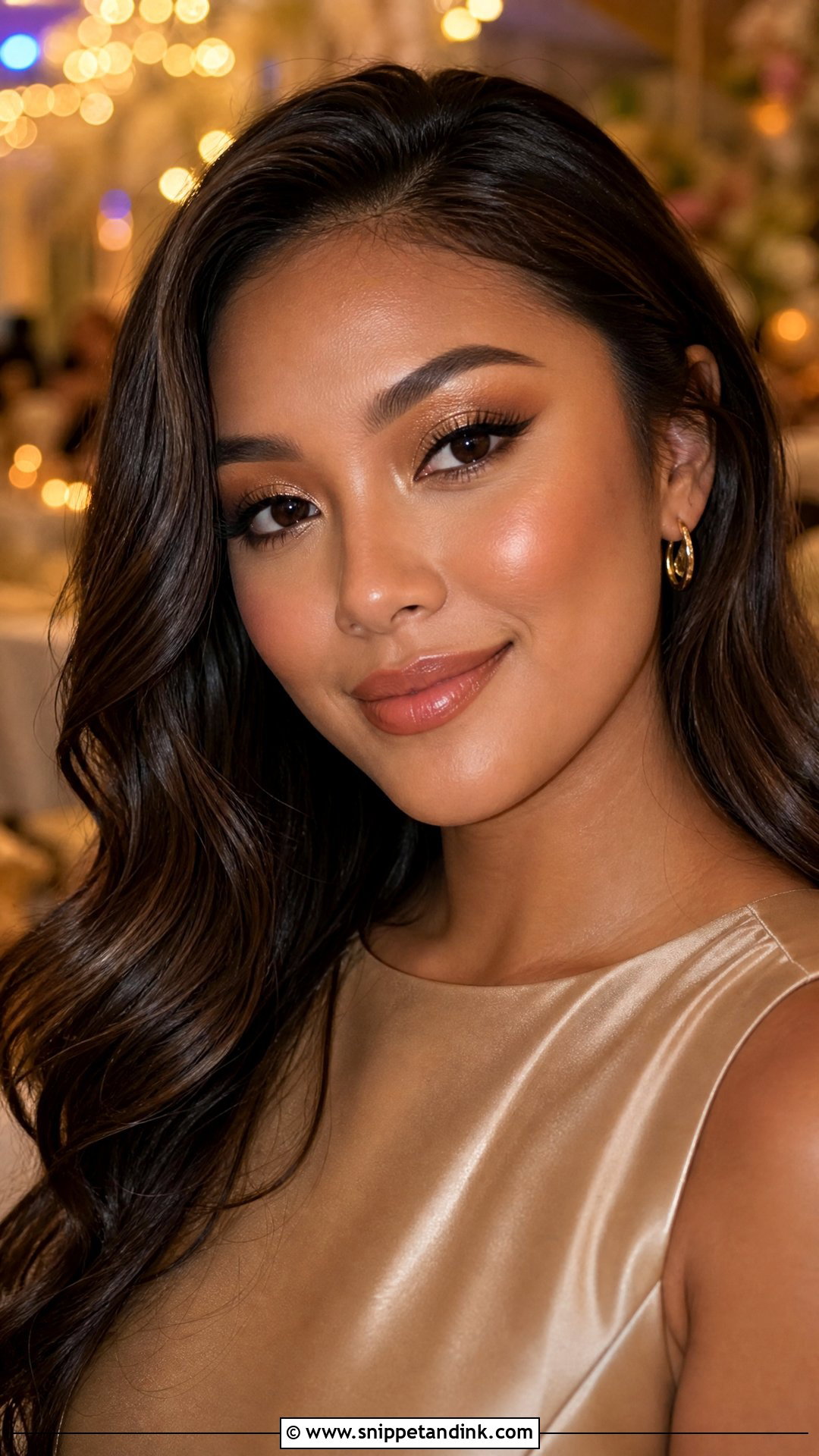Gold Bridesmaid Makeup - Snippet and Ink - 25 Wedding Makeup for Bridesmaids