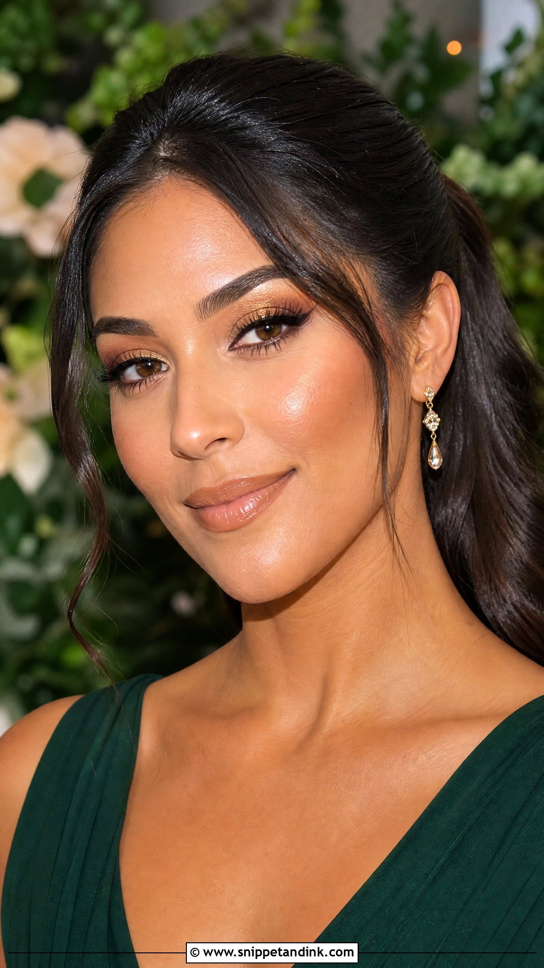 Gold Bridesmaid Makeup - Snippet and Ink - 35 Bridesmaid Makeup Ideas