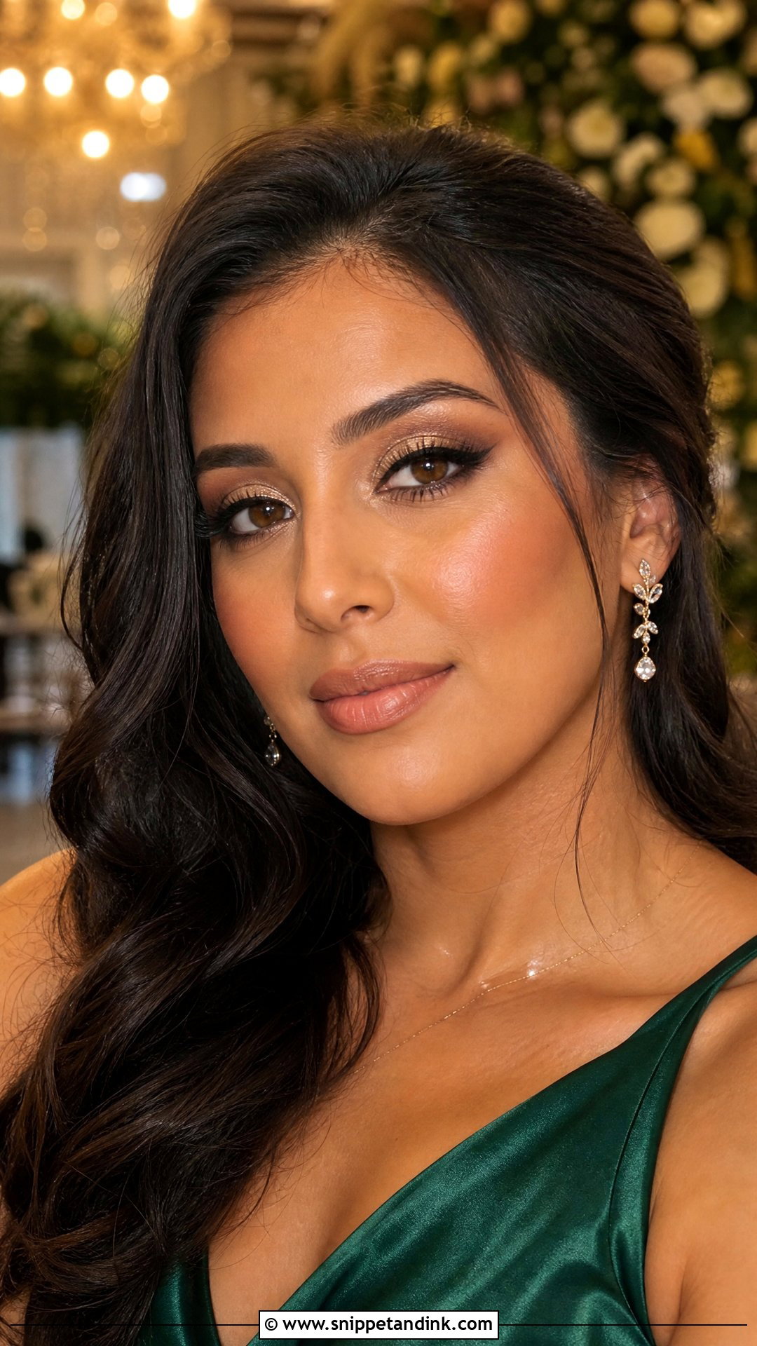 Gold Bridesmaid Makeup For Brown Eyes - Snippet and Ink - 35 Bridesmaid Makeup for Brown Eyes