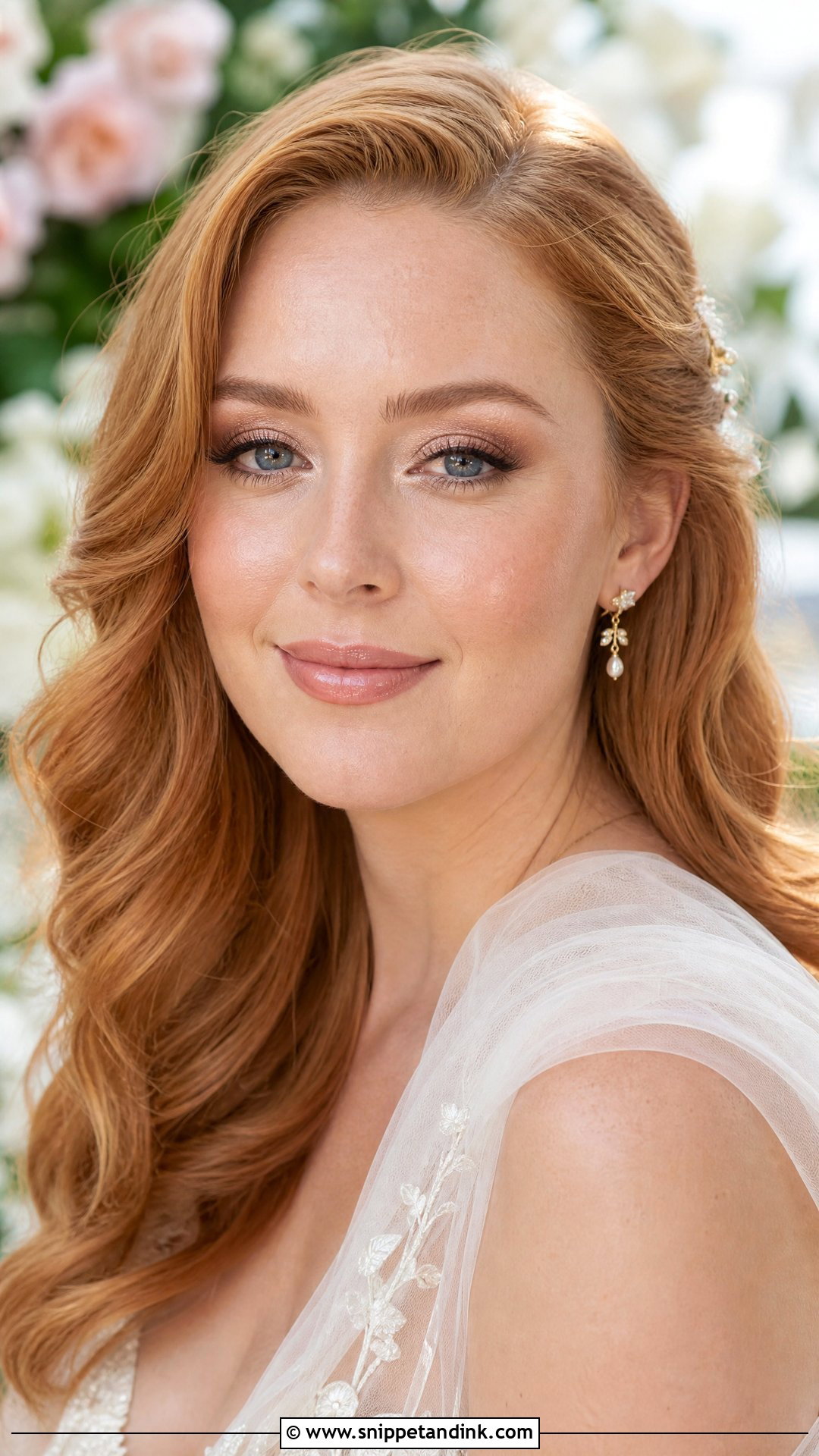 Gold Dewy Wedding Makeup - Snippet and Ink - 20 Gold Wedding Makeup Ideas