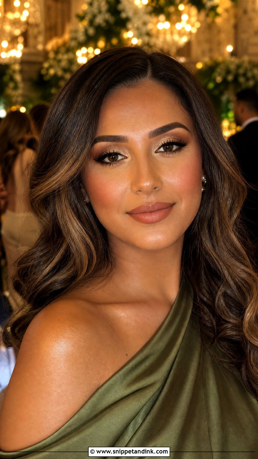 Gold Eye Bride Sister Makeup - Snippet and Ink - 20 Bride Sister Makeup Look Ideas