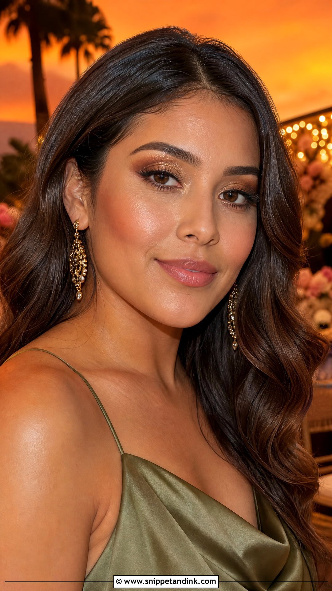Gold Eye Wedding Guest Makeup - Snippet and Ink - 25 Classy Makeup for Wedding Guest Ideas