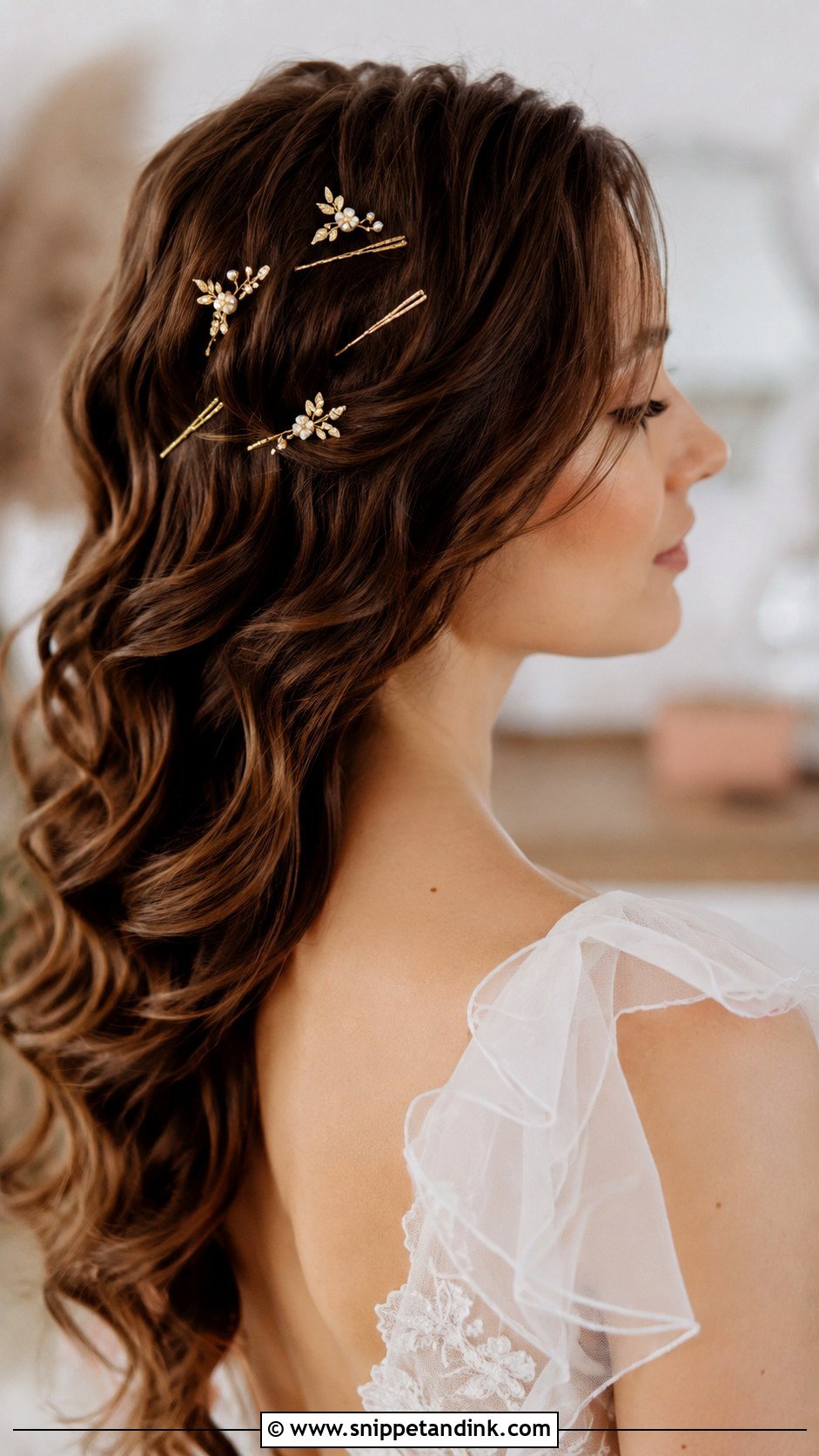 Gold Hair Pins - Snippet and Ink - 30 Wedding Hair Accessories