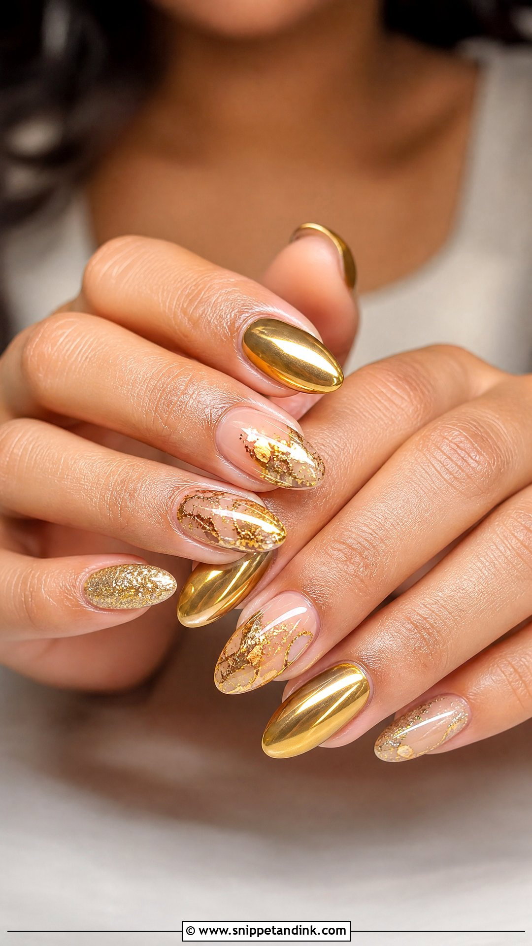 Gold Indian Wedding Nails - Snippet and Ink - 25 Nails for Indian Wedding