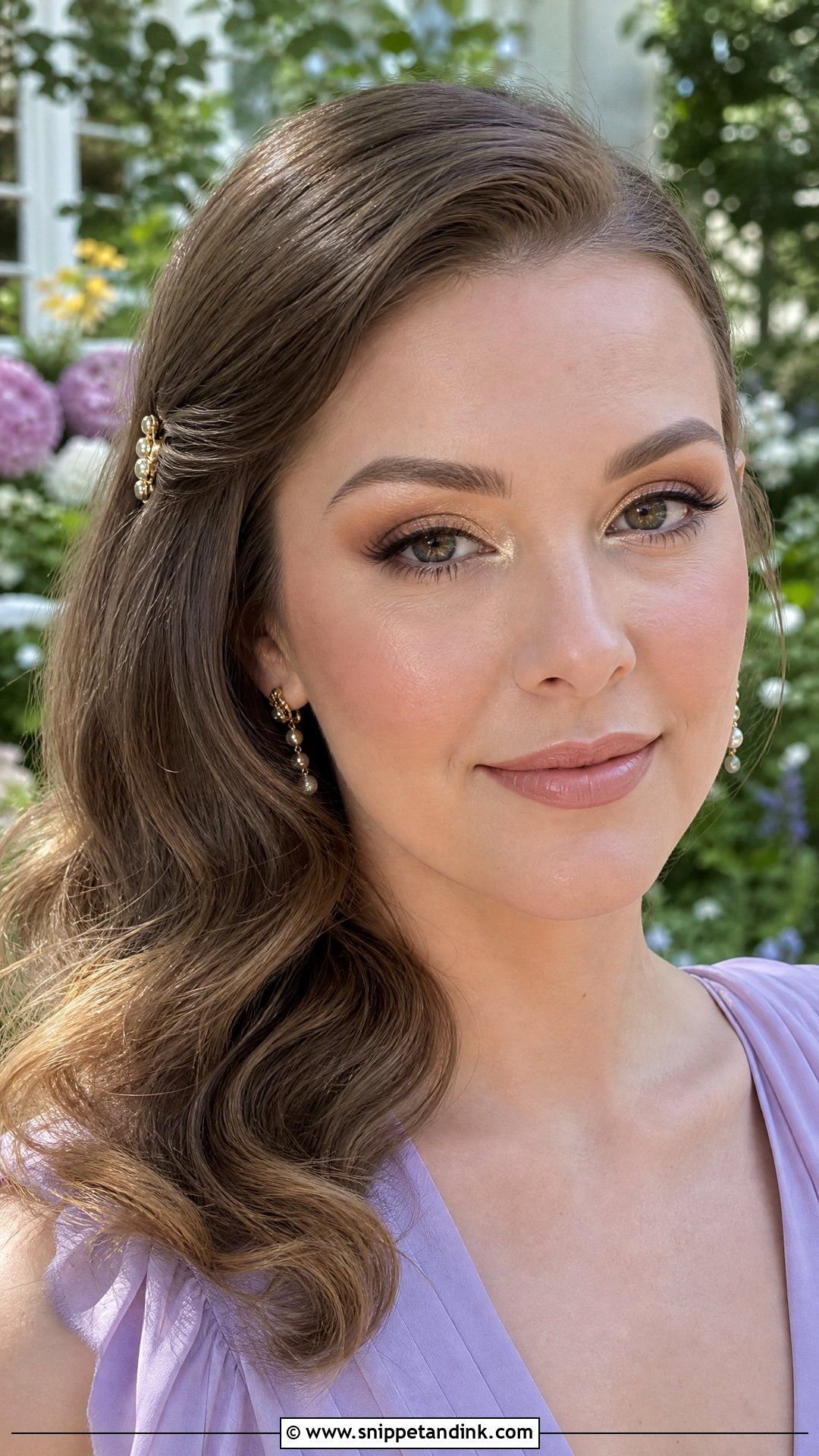 Gold Inner Corner Makeup For Brown Eyes - Snippet and Ink - 20 Natural Wedding Guest Makeup for Brown Eyes
