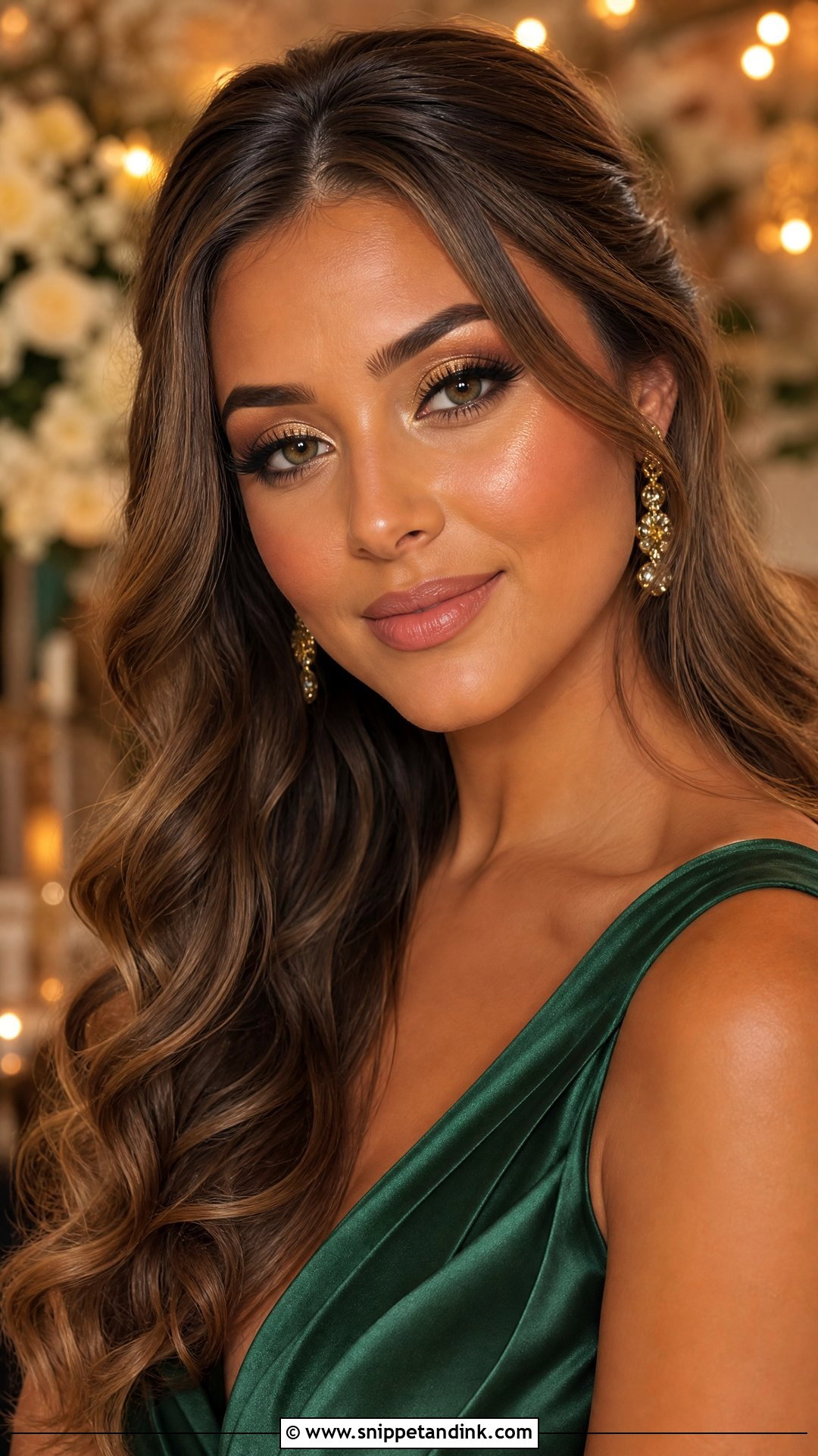 Gold Shimmer Wedding Party Makeup - Snippet and Ink - 25 Wedding Party Makeup Ideas