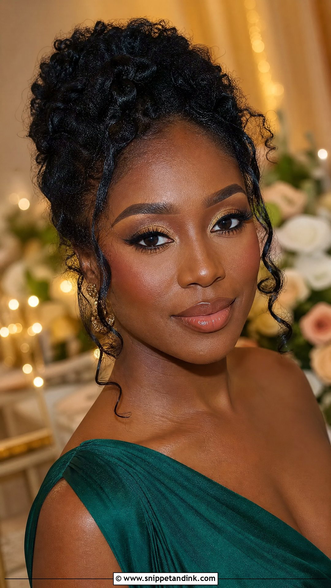 Gold Summer Wedding Guest Makeup - Snippet and Ink - 20 Summer Wedding Guest Makeup Ideas