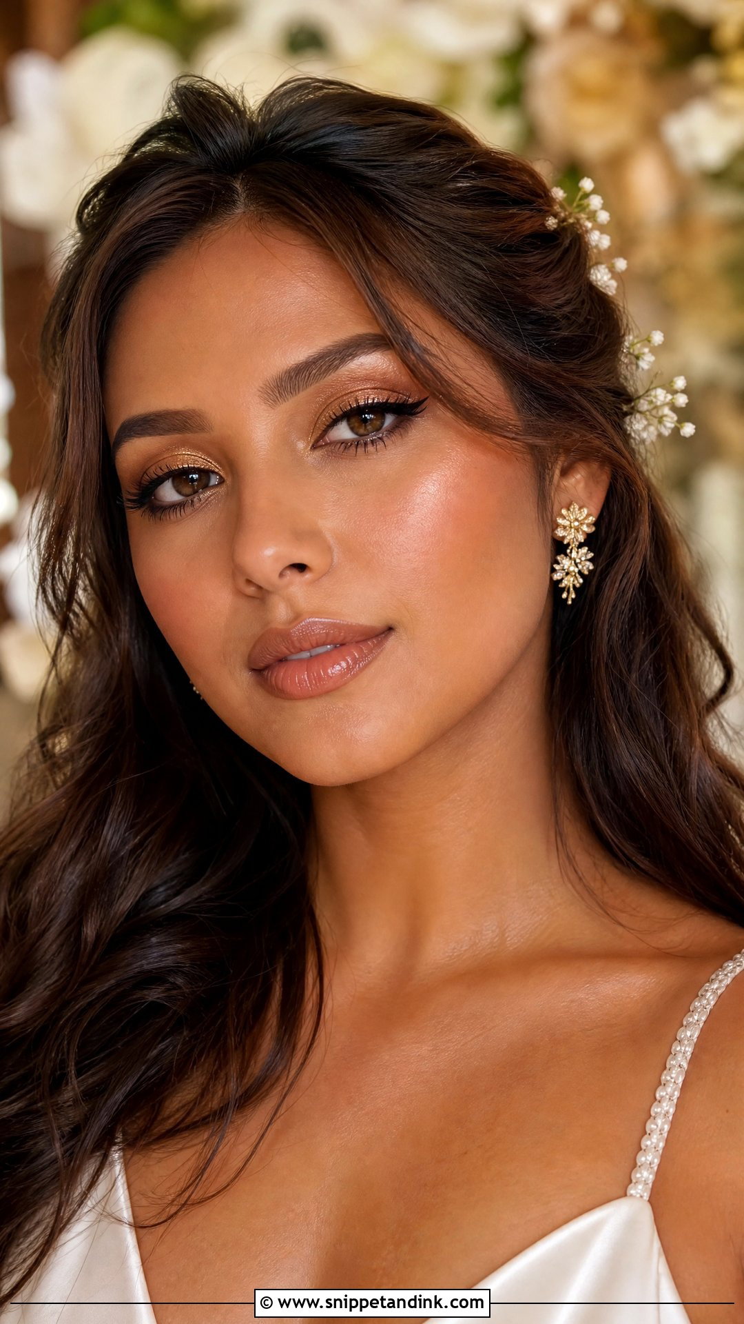 Gold Wedding Eyeliner - Snippet and Ink - 20 Wedding Makeup Eyeliner Ideas