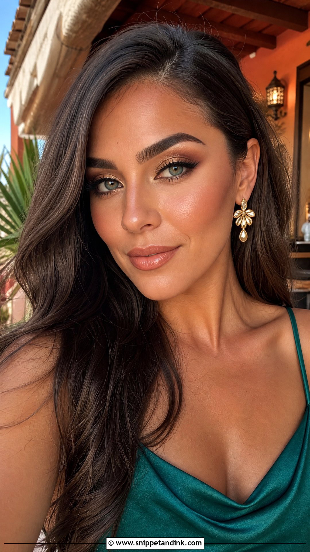 Gold Wedding Guest Makeup For Blue Eyes - Snippet and Ink - 25 Wedding Guest Makeup for Blue Eyes