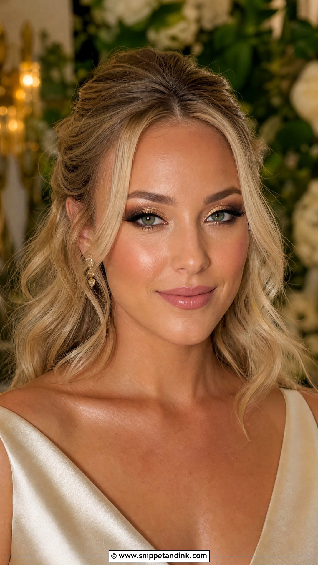 Gold Wedding Guest Makeup for Green Eyes - Snippet and Ink - 25 Wedding Guest Makeup for Green Eyes