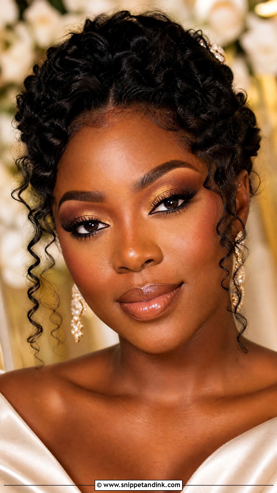 Gold Wedding Makeup - Snippet and Ink - 30 Wedding Day Makeup Ideas