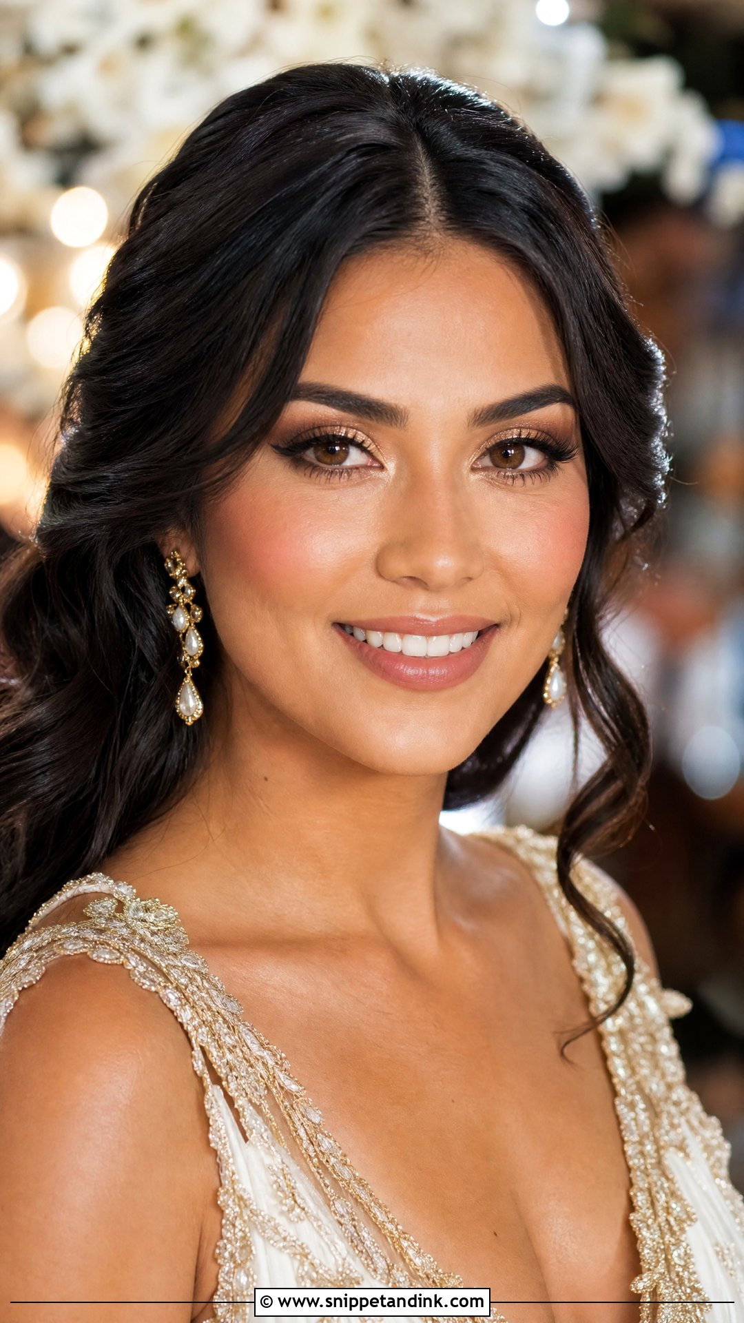 Gold Wedding Makeup - Snippet and Ink - 20 Light Glam Wedding Makeup Ideas