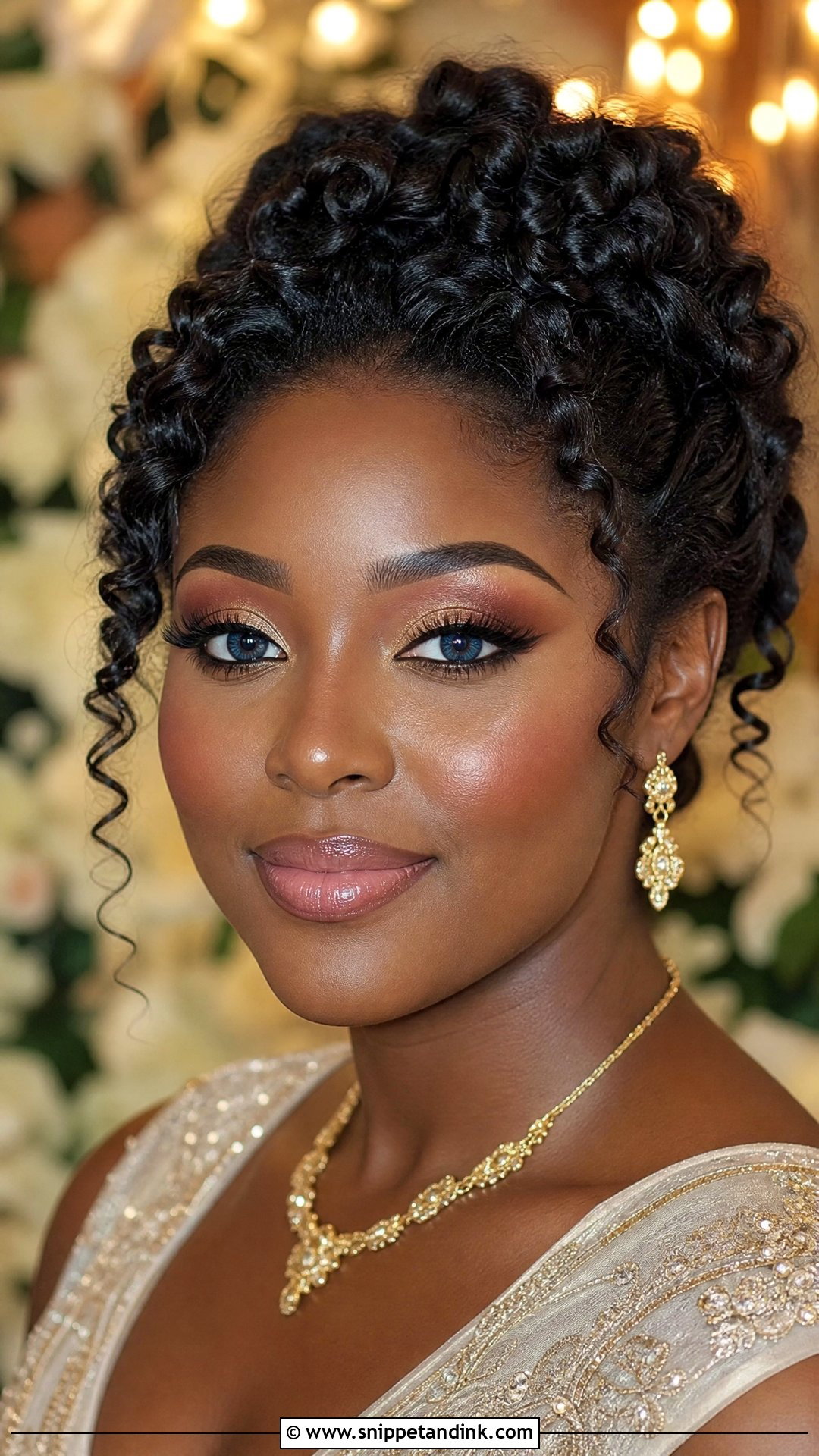 Gold Wedding Makeup For Blue Eyes - Snippet and Ink - 20 Wedding Makeup Ideas for Blue Eyes