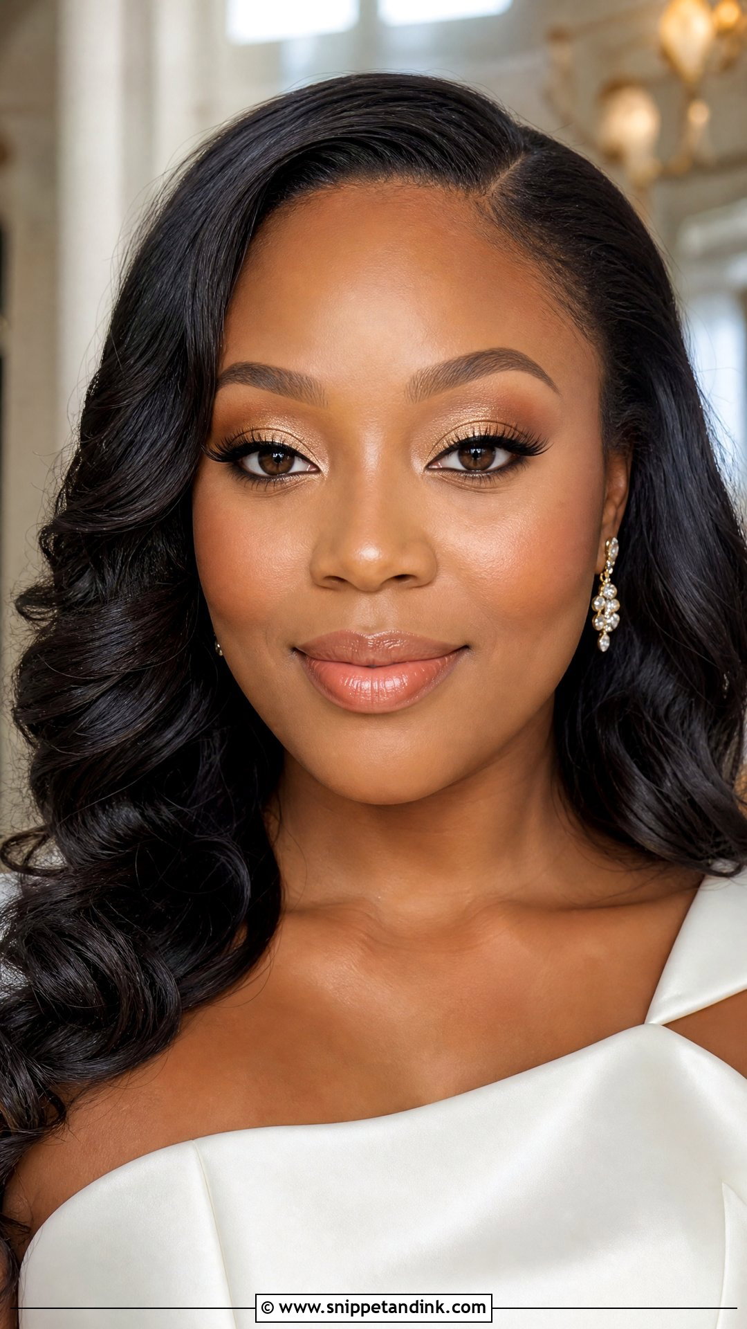 Gold Wedding Makeup For Brown Eyes - Snippet and Ink - 20 Light Wedding Makeup for Brown Eyes