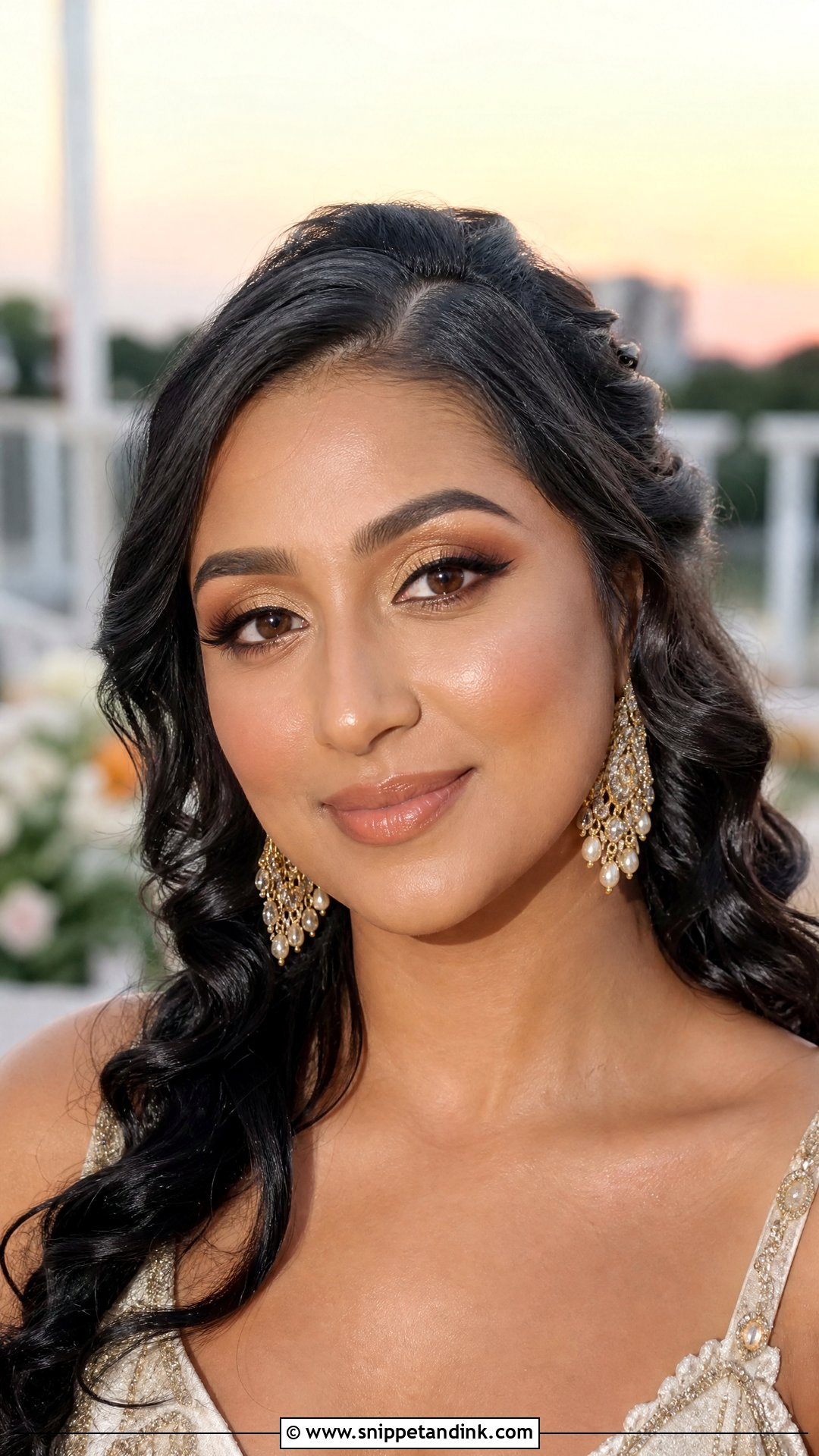 Gold Wedding Makeup For Brown Eyes - Snippet and Ink - 20 Simple Wedding Makeup for Brown Eyes