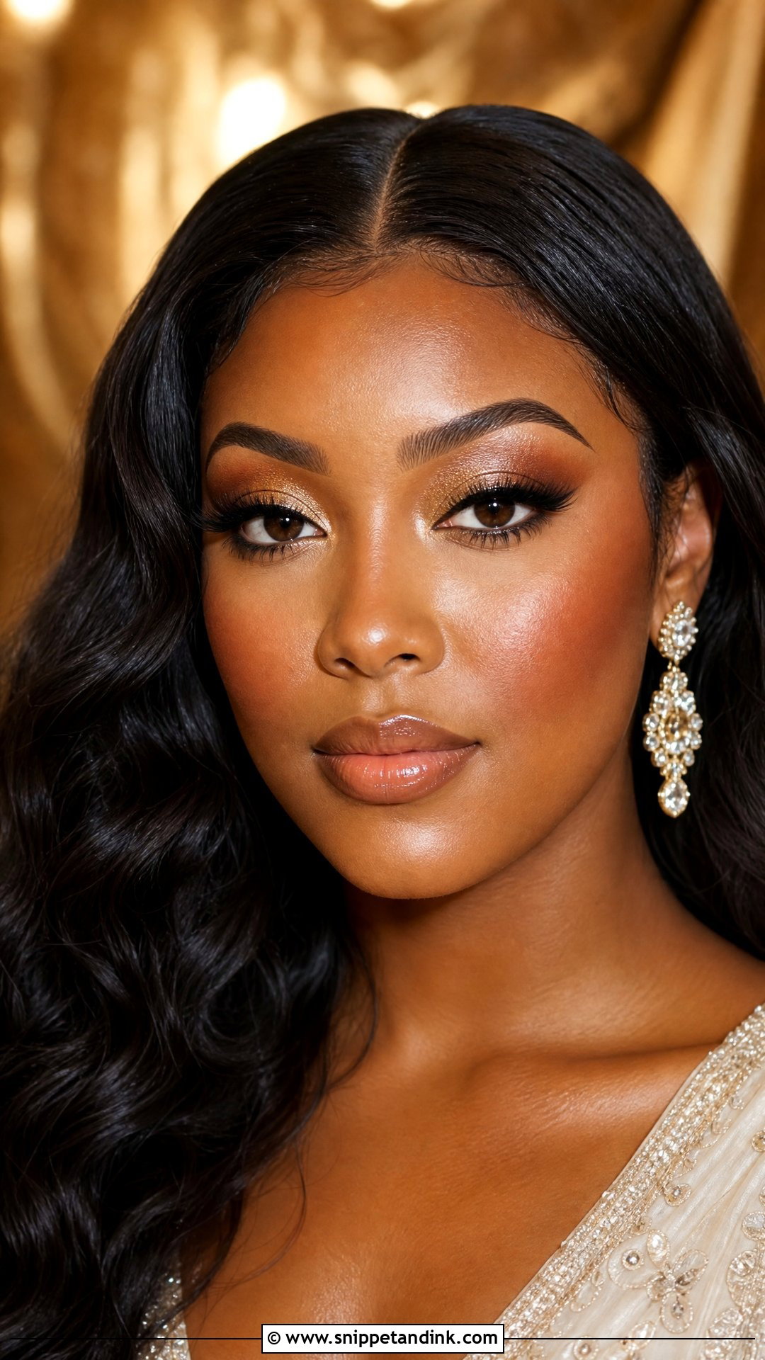 Gold Wedding Makeup For Brown Skin - Snippet and Ink - 20 Wedding Makeup for Brown Skin Ideas