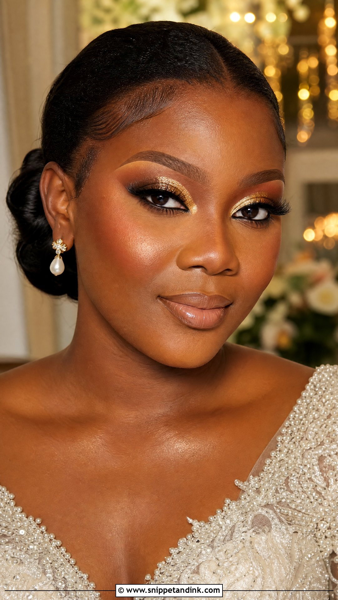 Gold Wedding Makeup For Green Eyes - Snippet and Ink - 25 Wedding Day Makeup for Bride Green Eyes