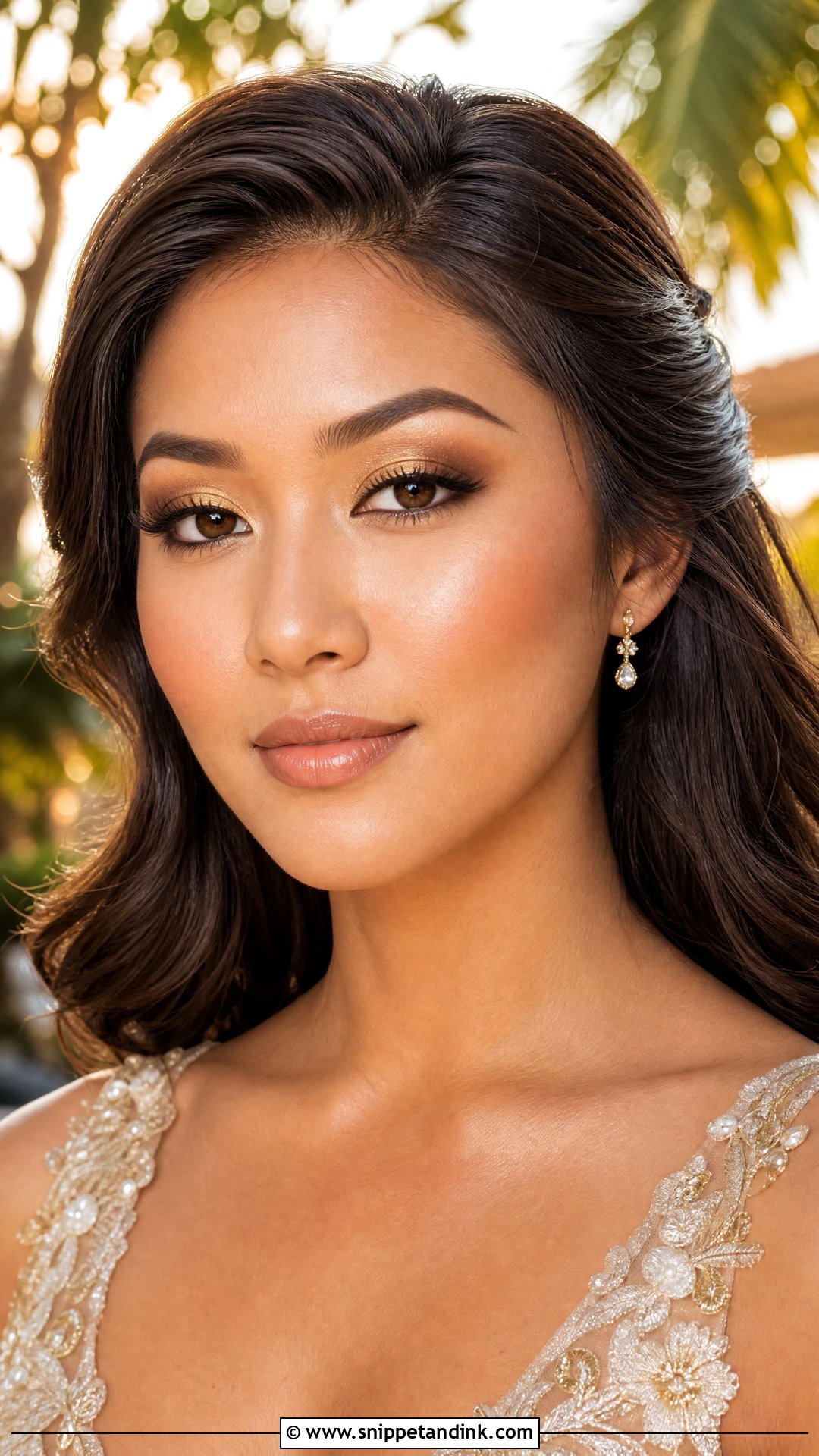 Gold Wedding Makeup For Green Eyes - Snippet and Ink - 30 Wedding Makeup for Green Eyes