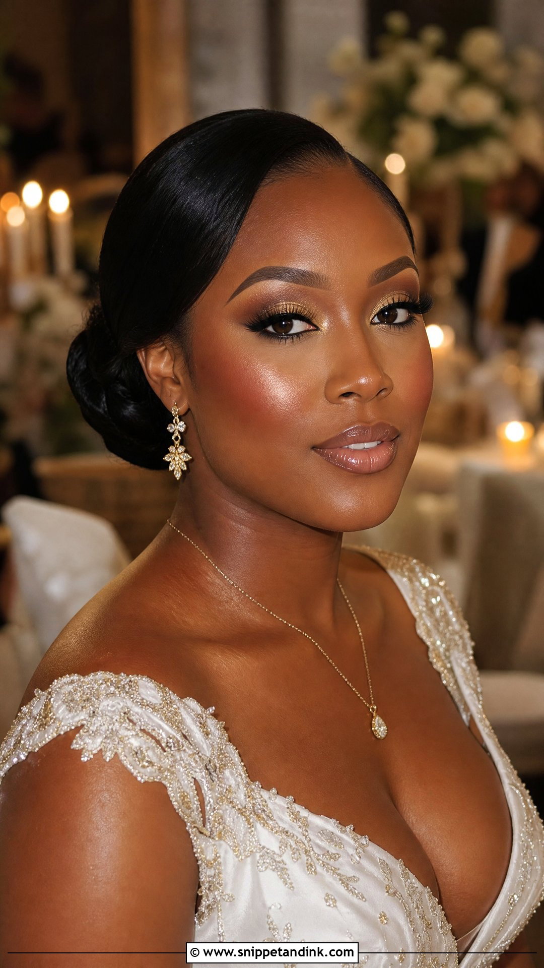 Gold Wedding Makeup - Snippet and Ink - 20 Beautiful Wedding Makeup Ideas