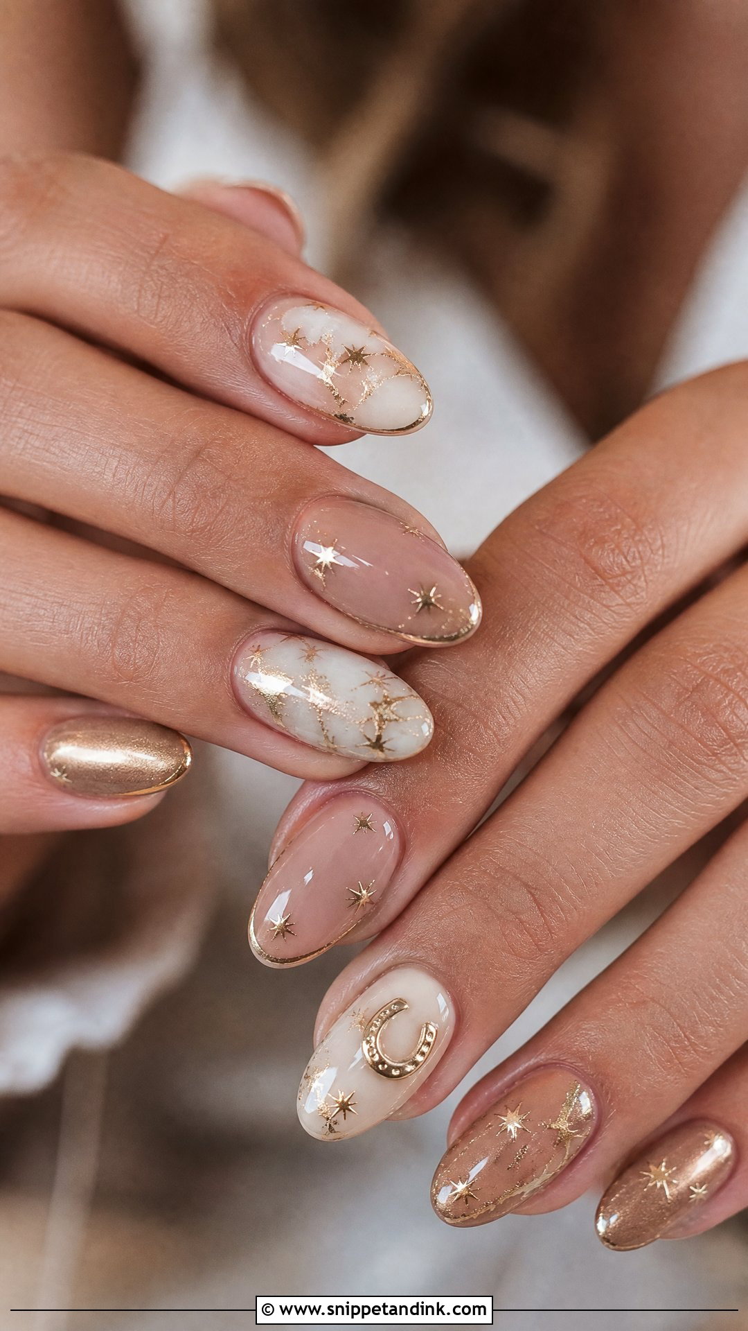 Gold Western Wedding Nails - Snippet and Ink - 25 Western Wedding Nails