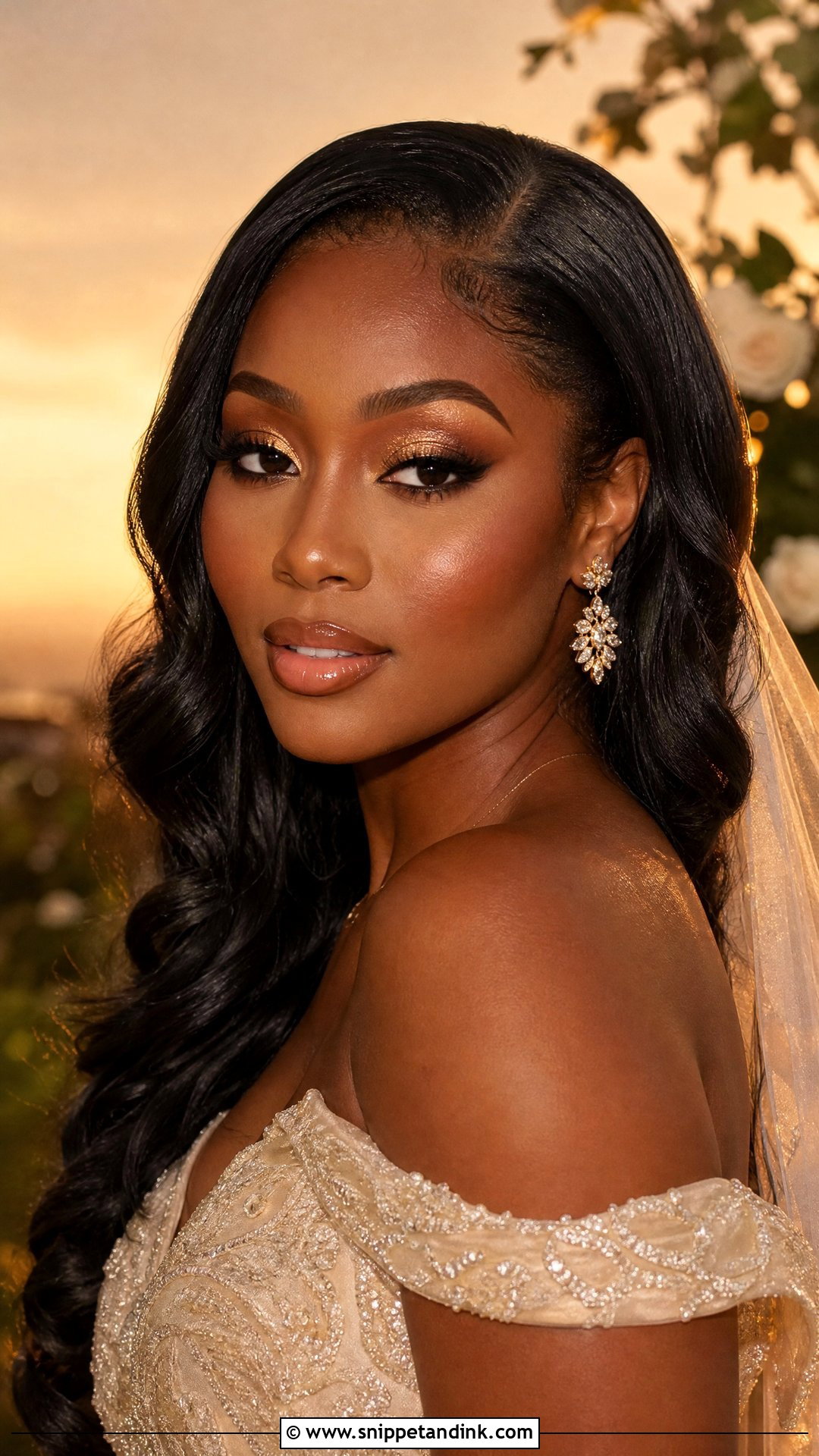 Golden Bridal Makeup - Snippet and Ink - 20 Wedding Bridal Makeup Ideas