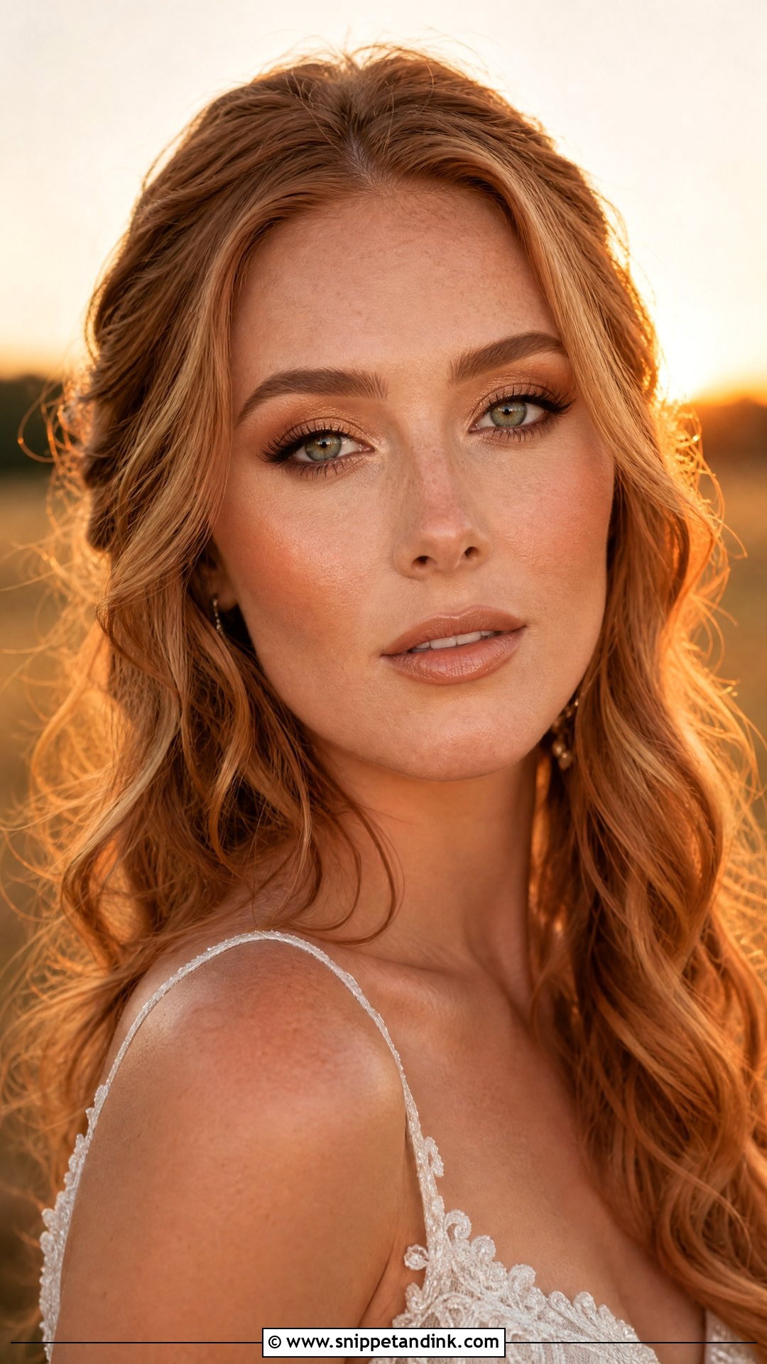 Golden Hour Rustic Wedding Makeup - Snippet and Ink - 20 Rustic Wedding Makeup Ideas