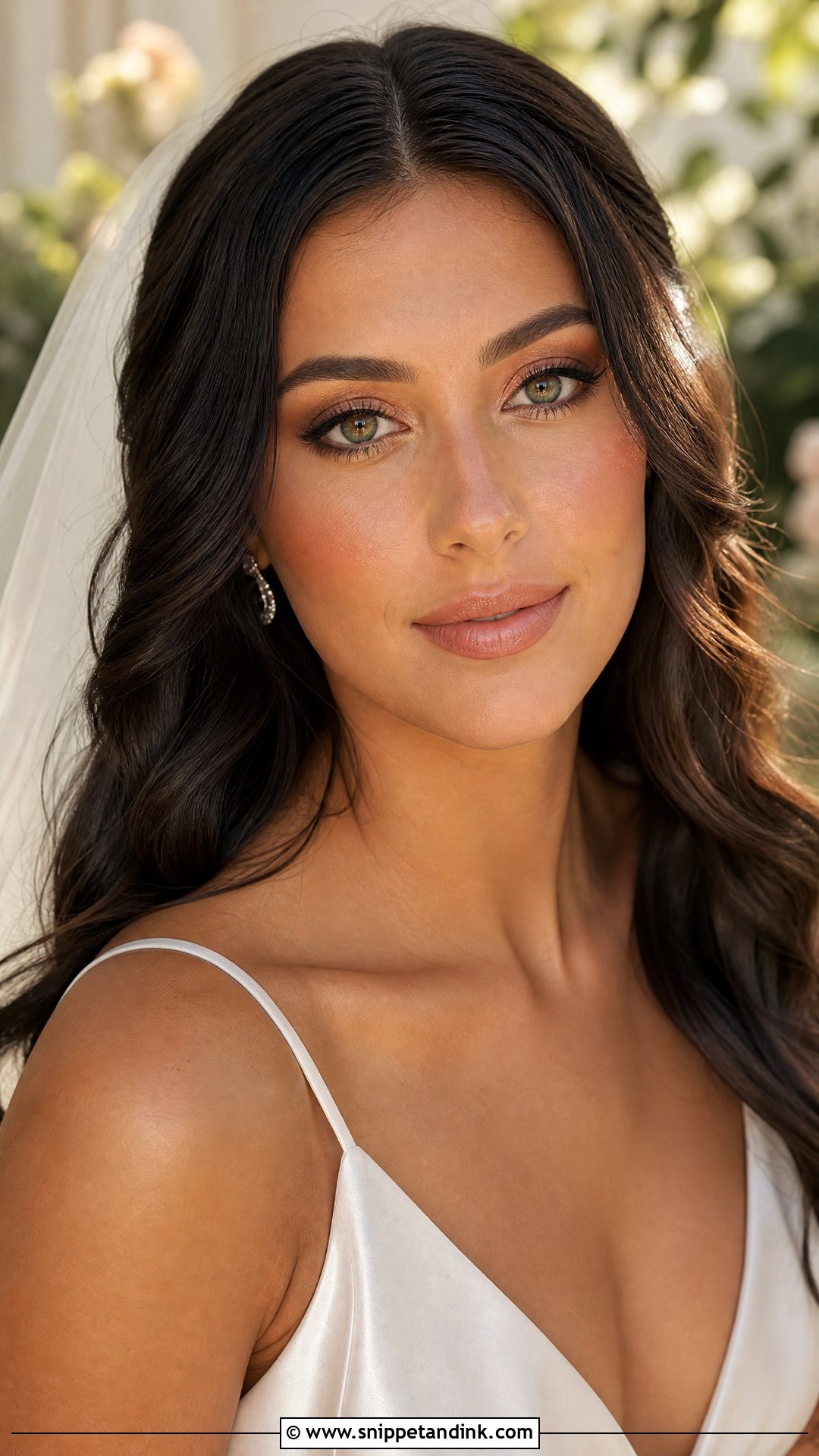 Golden Hour Wedding Makeup For Green Eyes Brunette - Snippet and Ink - 20 Natural Wedding Makeup for Green Eyes Brunette