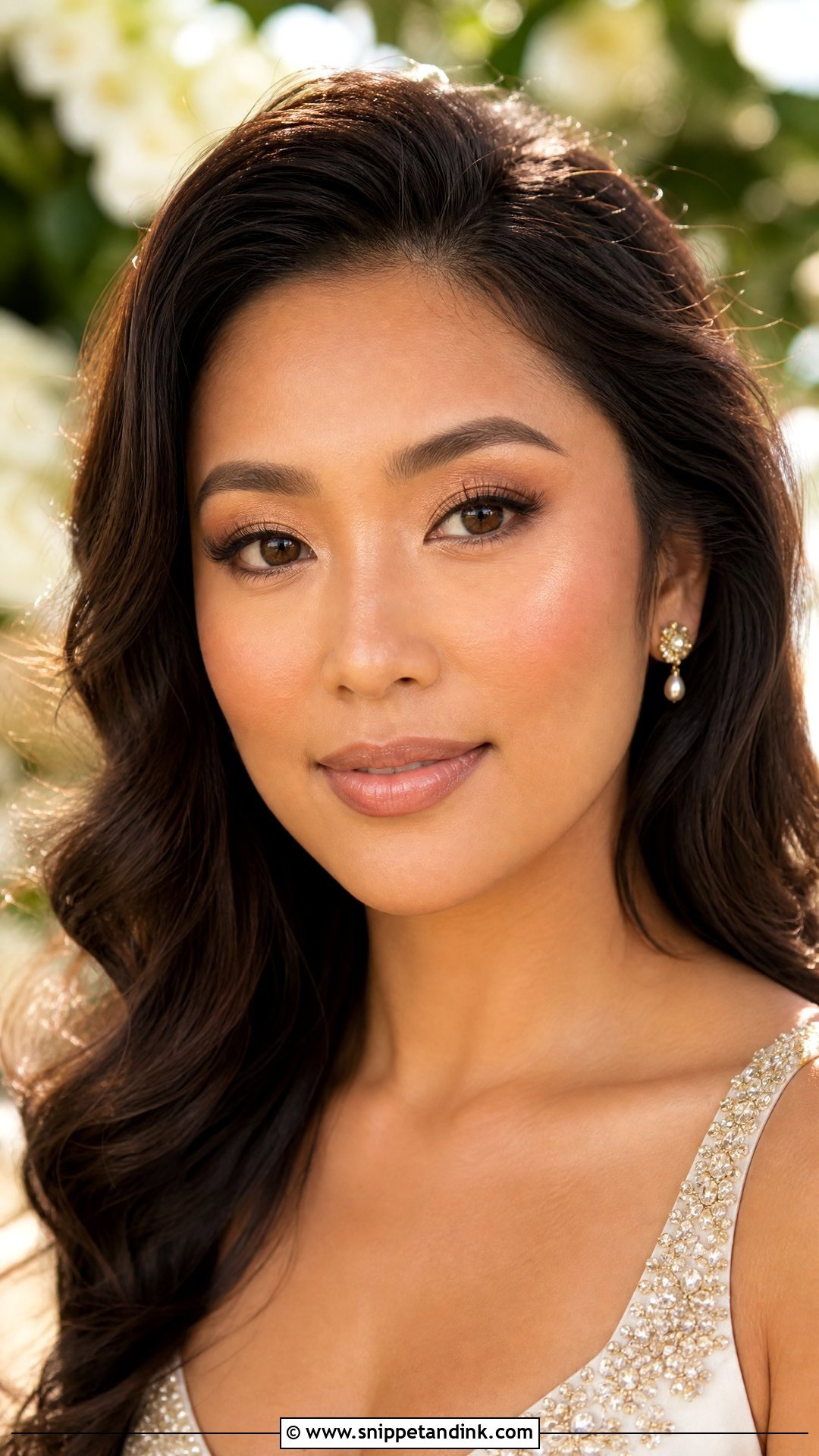 Golden Nude Wedding Makeup - Snippet and Ink - 20 Nude Makeup for Wedding Ideas