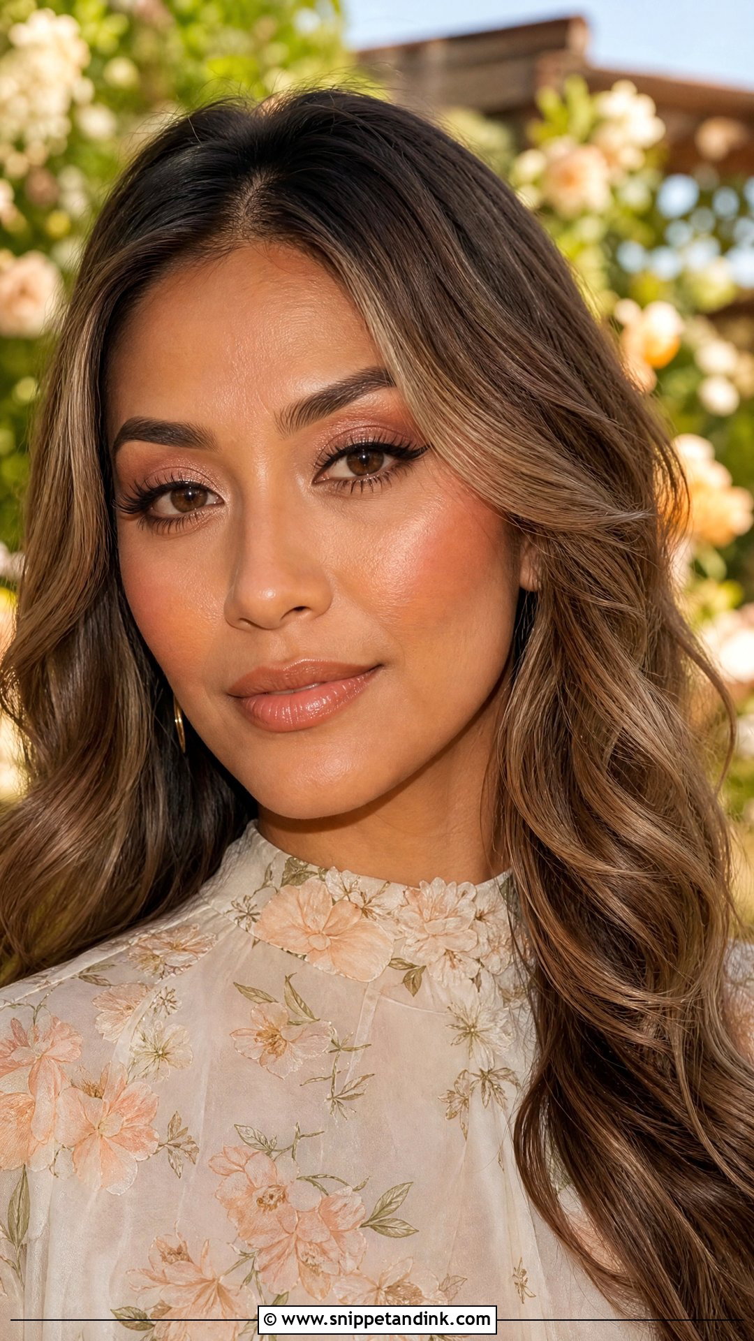 Golden Peach Wedding Makeup - Snippet and Ink - 25 Spring Wedding Makeup Ideas