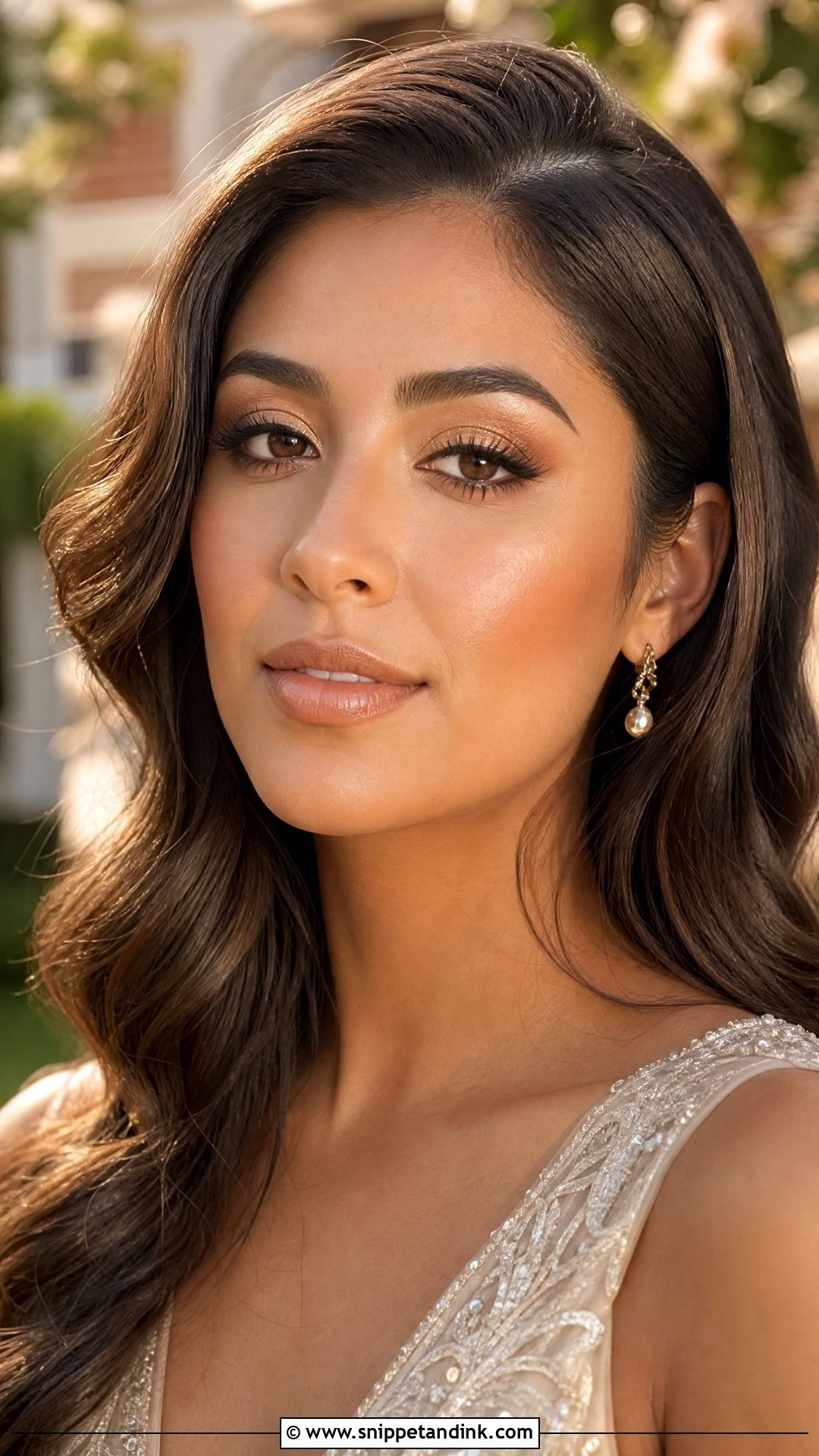 Golden Wedding Makeup For Brown Eyes - Snippet and Ink - 25 Soft Wedding Makeup for Brown Eyes