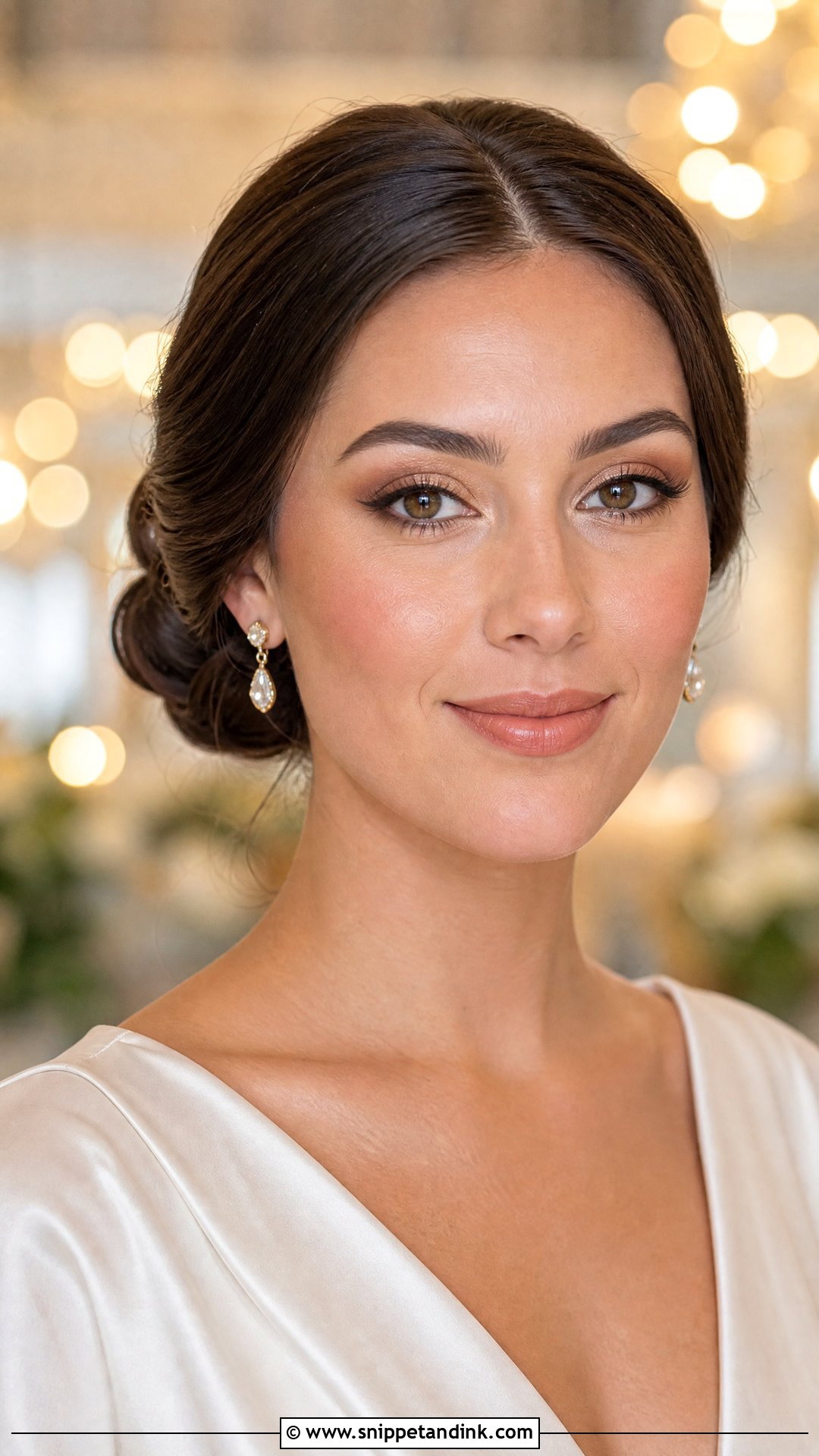 Golden Wedding Makeup For Brown Eyes - Snippet and Ink - 20 Glowy Wedding Makeup for Brown Eyes