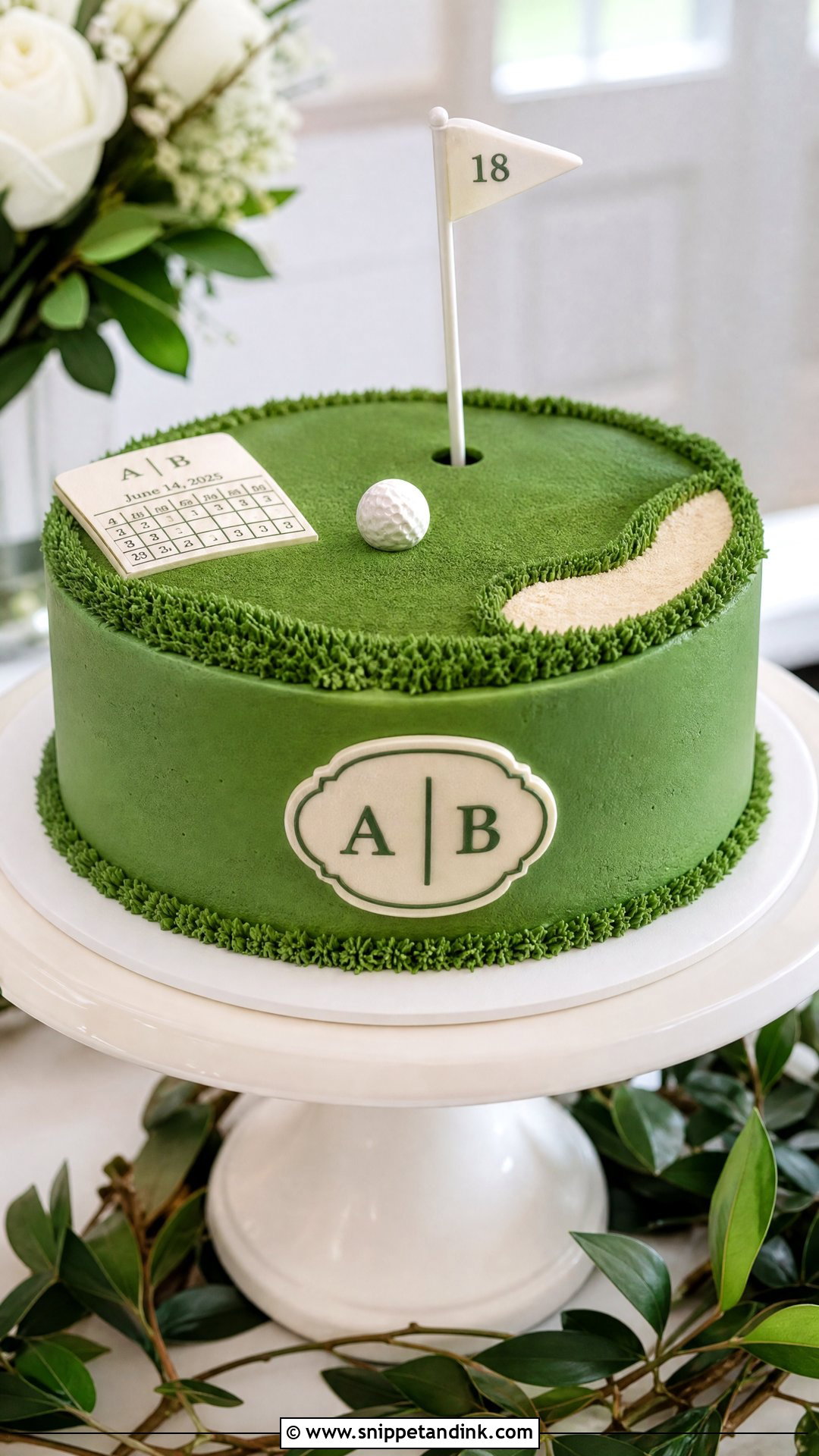 Golf Grooms Cake - Snippet and Ink - 25 Grooms Cake Ideas