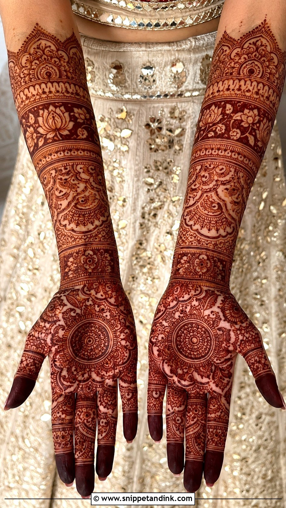 Gota Patti Lehenga For Mehandi Bride - Snippet and Ink - 30 Mehandi Outfits Brides