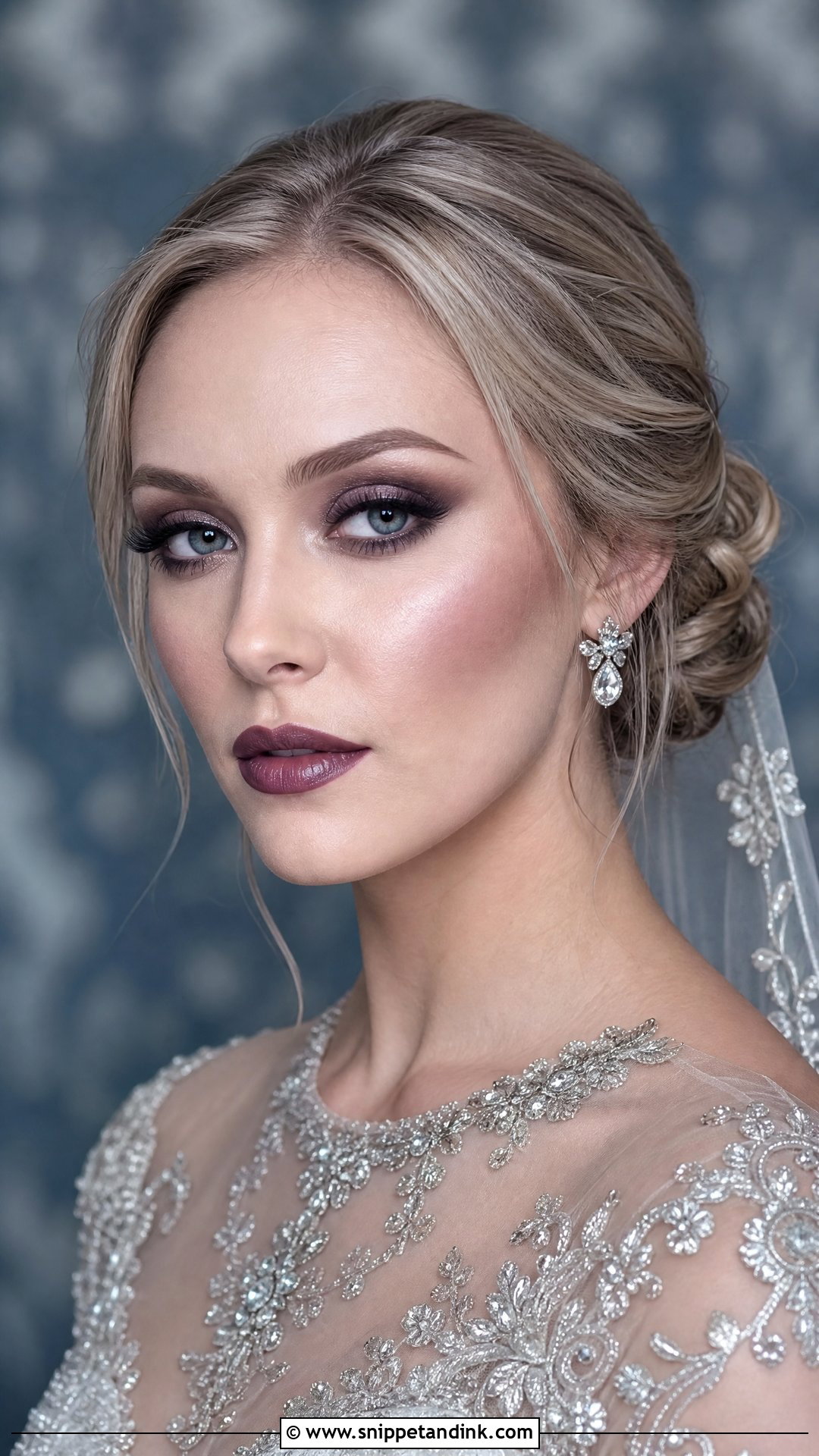 Gothic Bridal Makeup With Cool Toned Makeup - Snippet and Ink - 25 Gothic Bridal Makeup Ideas