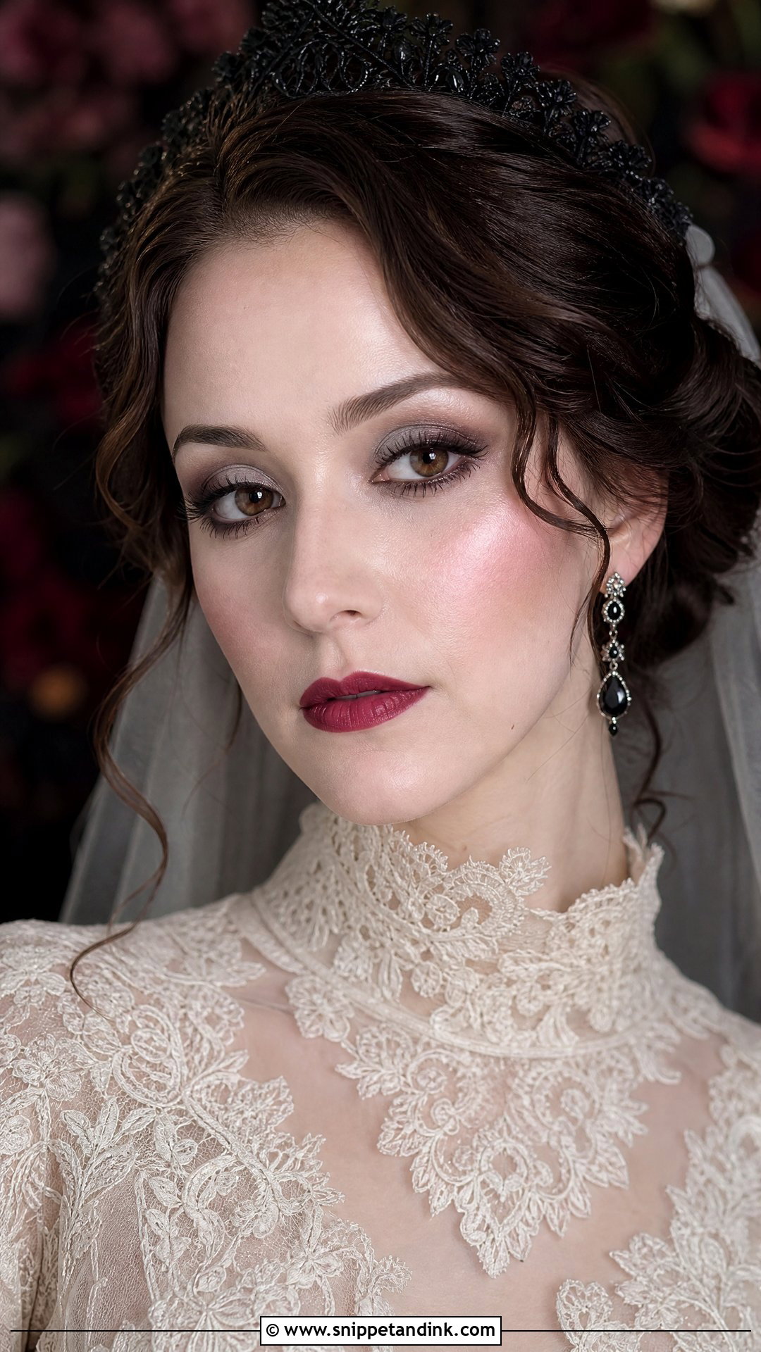 Gothic Bridal Makeup With Victorian Makeup - Snippet and Ink - 25 Gothic Bridal Makeup Ideas