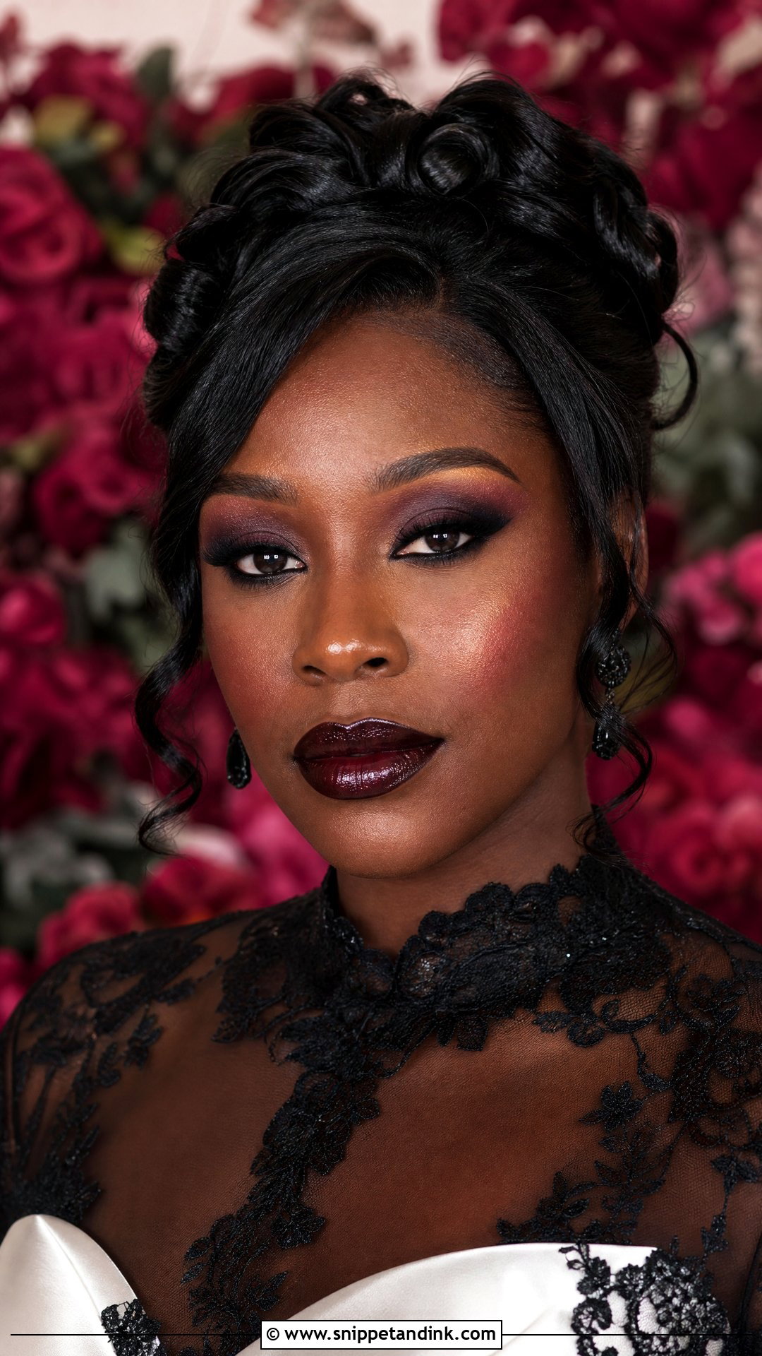 Gothic Wedding Makeup For Black Brides - Snippet and Ink - 25 Gothic Wedding Makeup Ideas