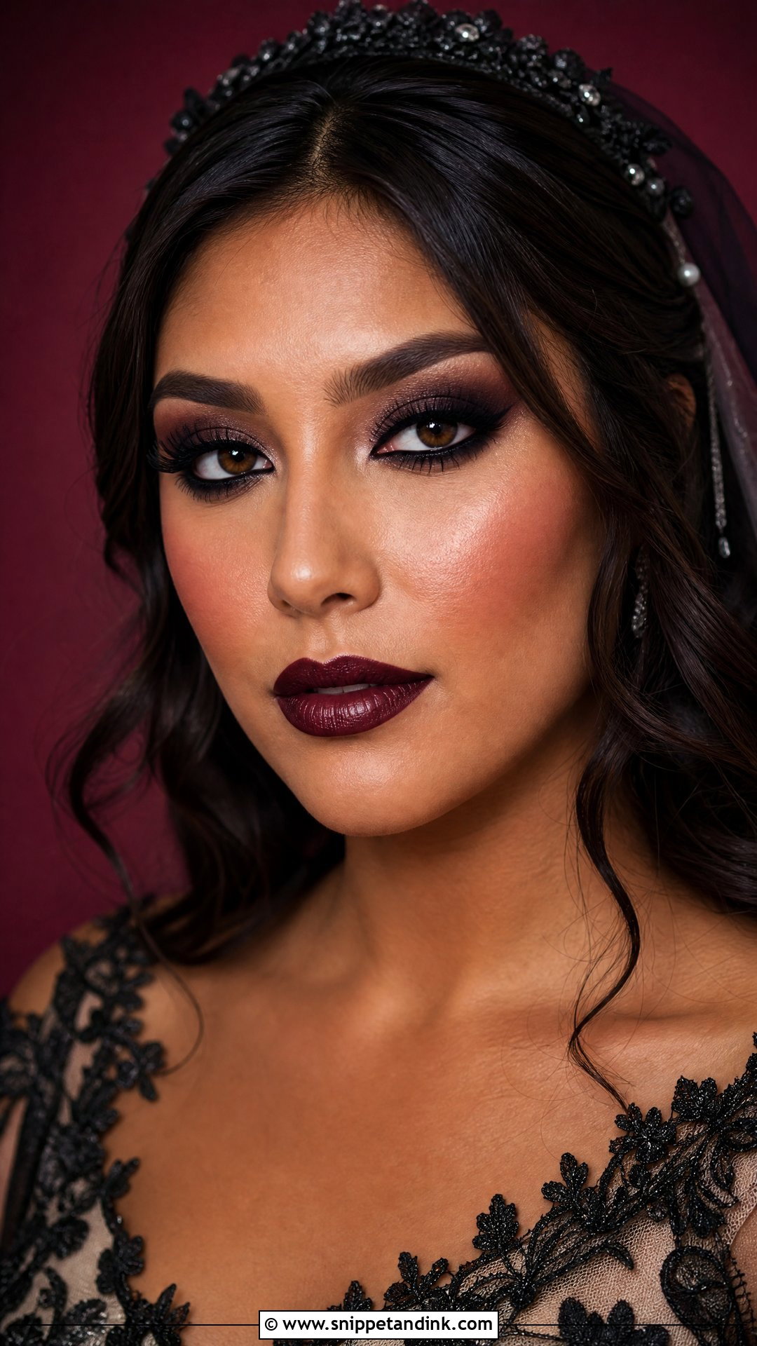 Gothic Wedding Makeup For Brown Eyes - Snippet and Ink - 25 Gothic Wedding Makeup Ideas